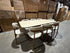 Texas 9pce Dining Setting 2100 Table Ceramic Top 8X PU Chairs