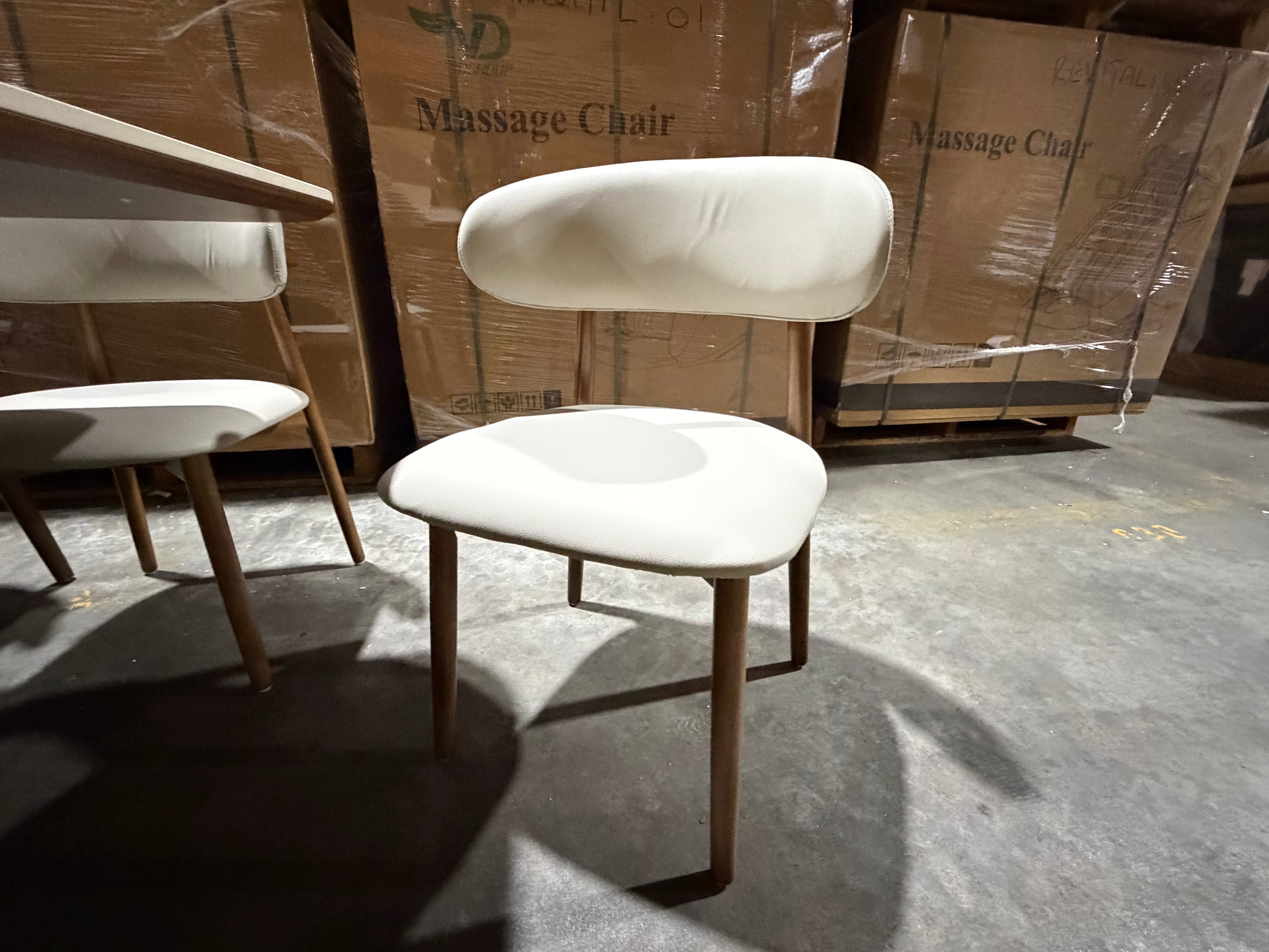 Texas 9pce Dining Setting 2100 Table Ceramic Top 8X PU Chairs