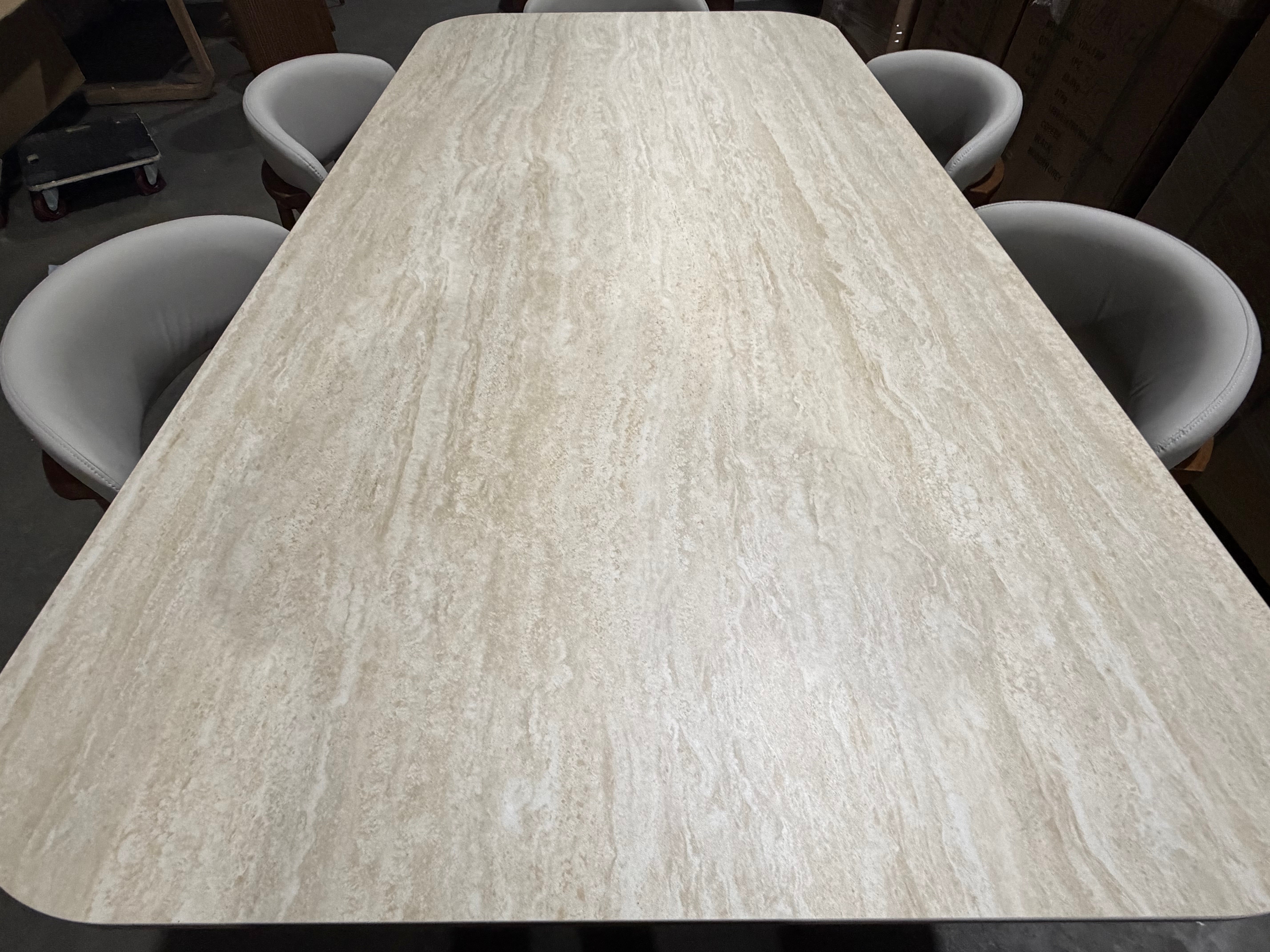 Texas 7pce Dining Setting 1800 Table & 6X PU Chairs