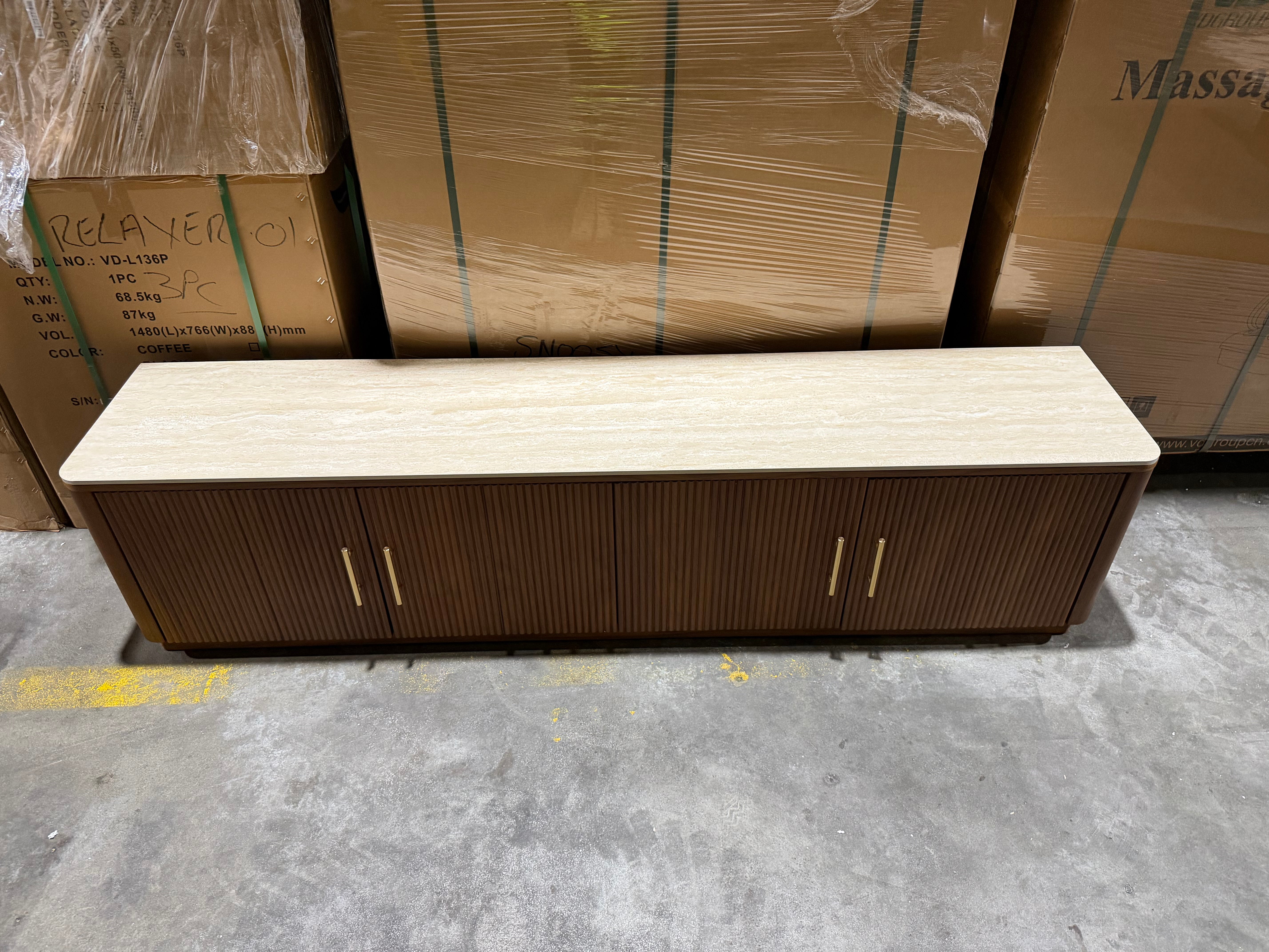 Texas TV Unit with Ceramic Top