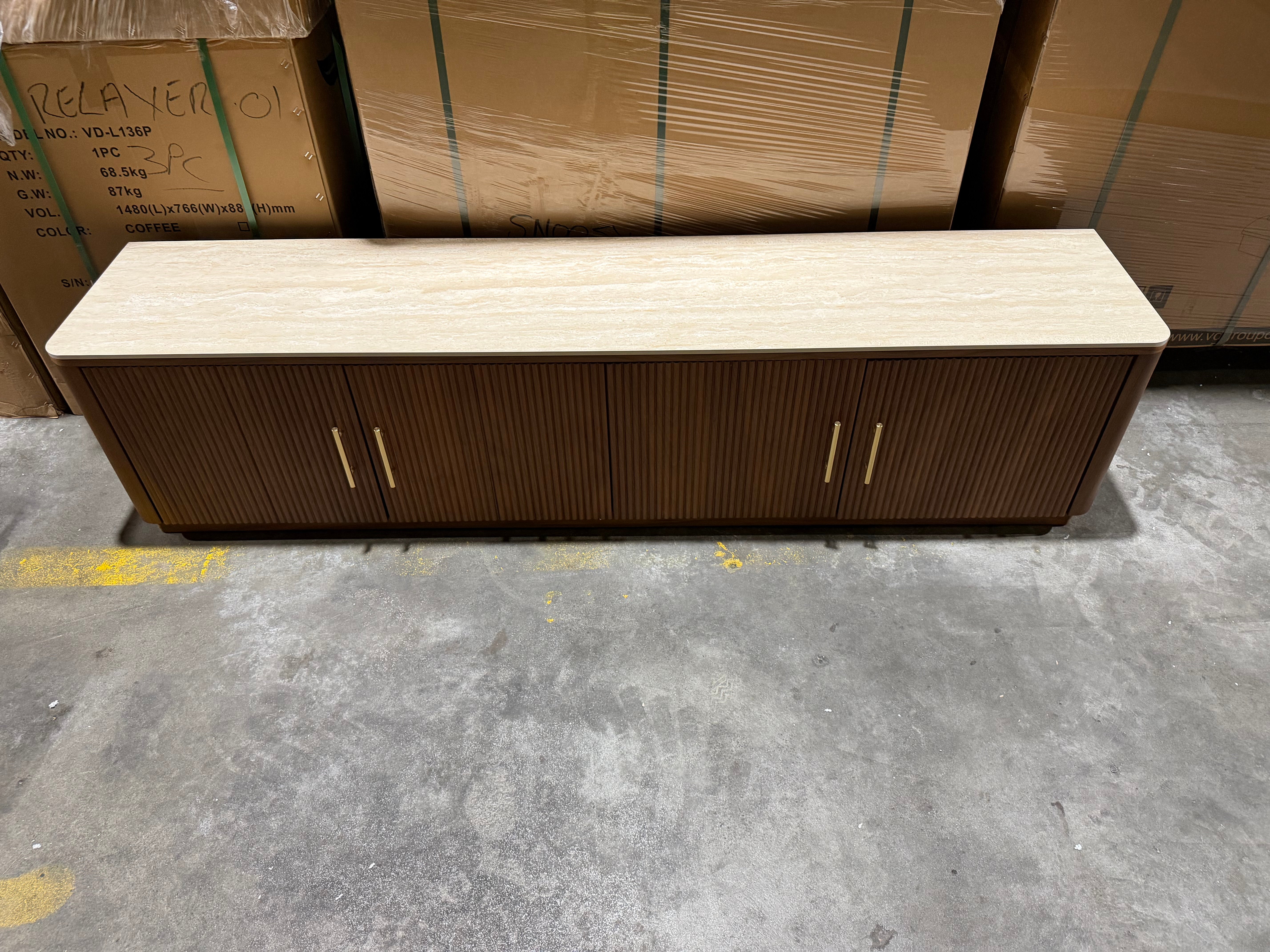 Texas TV Unit with Ceramic Top