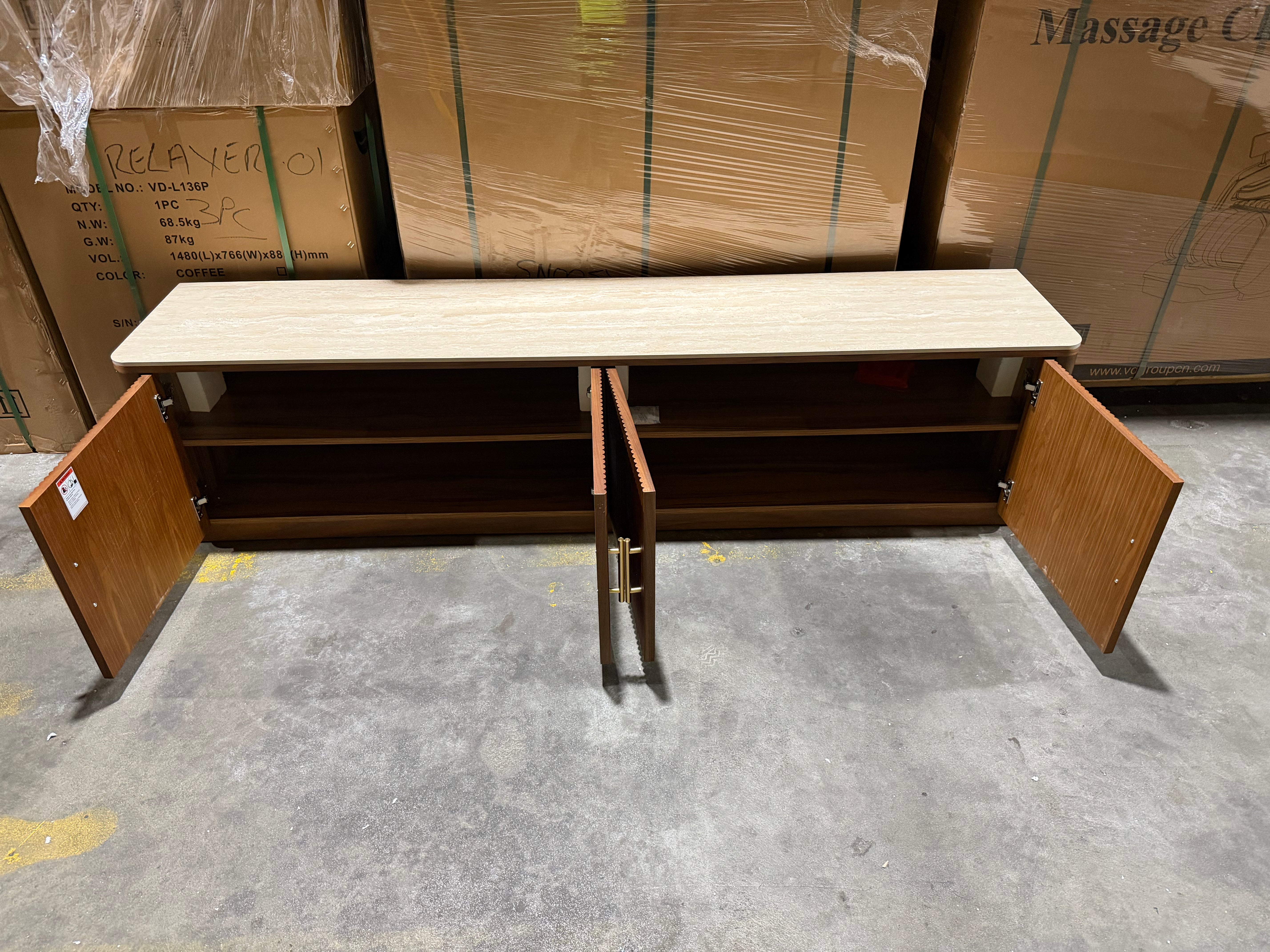 Texas TV Unit with Ceramic Top