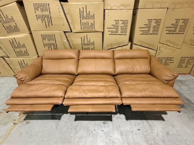 Oasis 3 seater 3 Electric recliners (Tan)