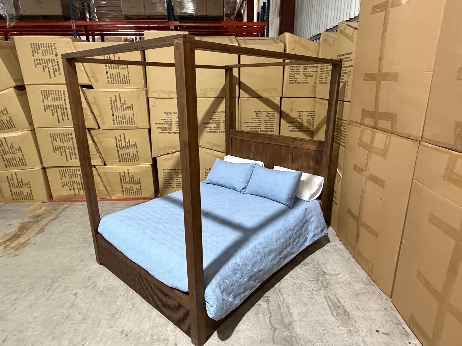Flinders Bedroom Range King 4 PCE Tallboy Package