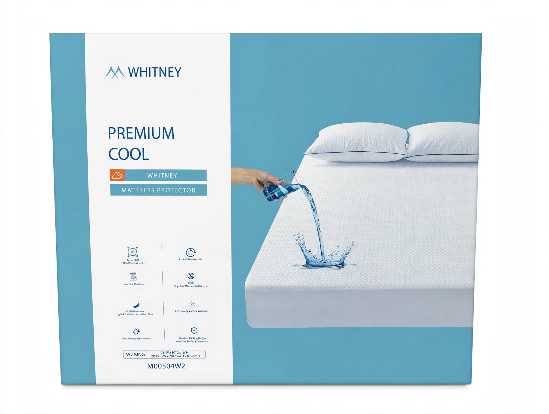 Whitney King Size Mattress Protector