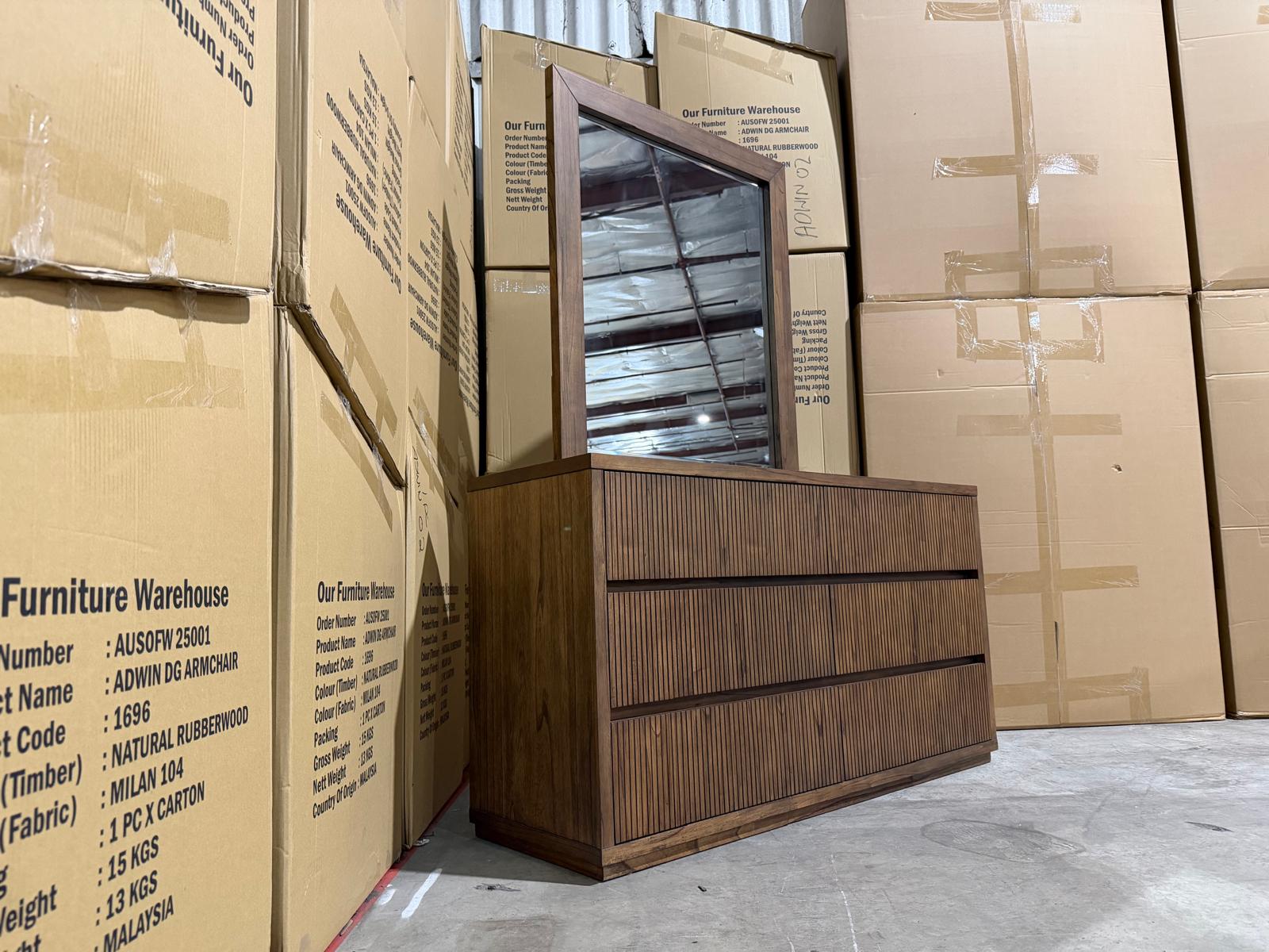 Flinders Bedroom Range Queen 4 PCE Dresser Package