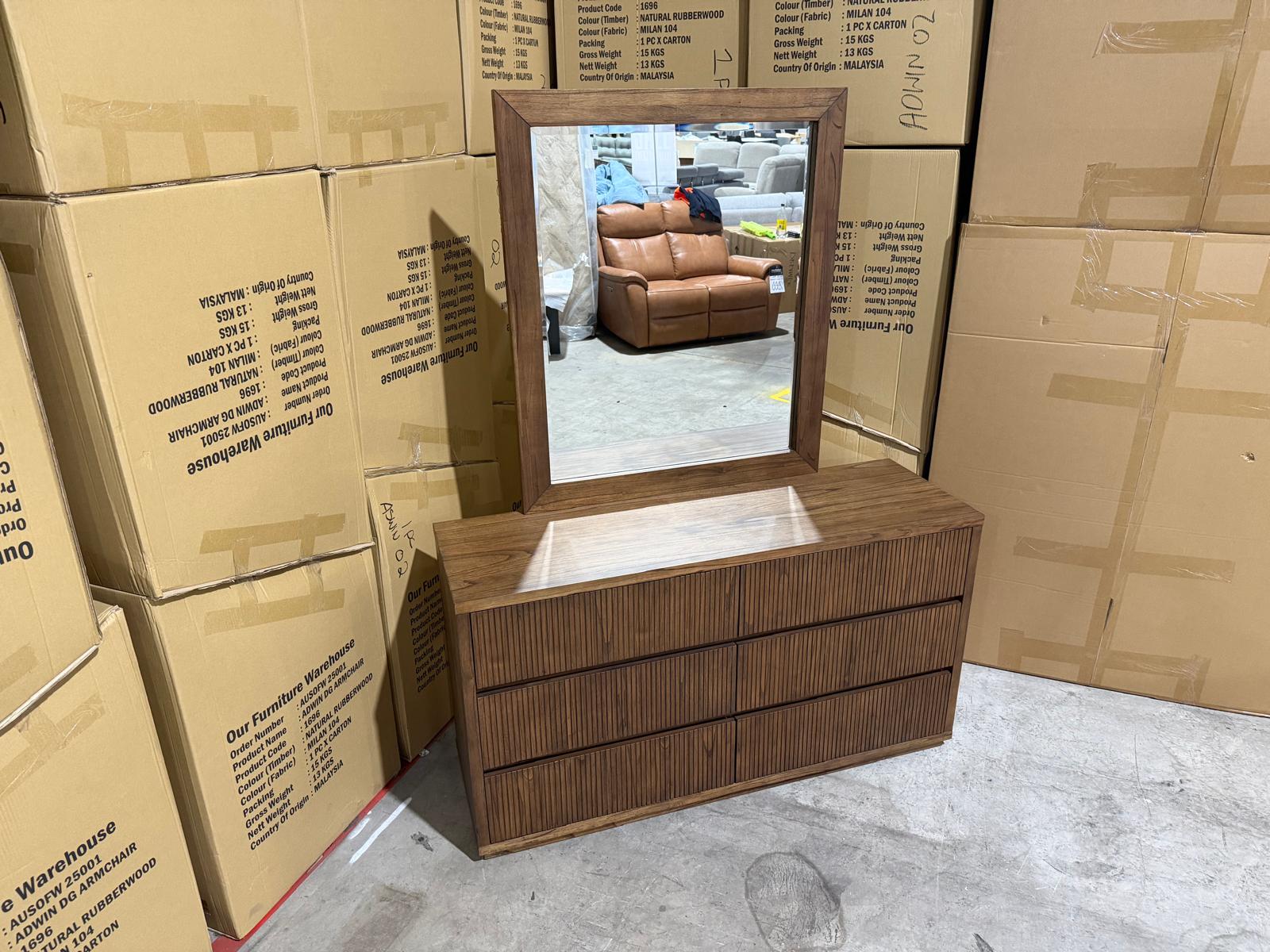 Flinders Bedroom Range Queen 4 PCE Dresser Package