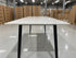 Stacy 1800x900 Sintered Stone Table Black Metal Frame