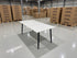 Stacy 1800x900 Sintered Stone Table Black Metal Frame