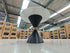 Stacy 800 Round Dining Table Sintered Stone Top Metal Base