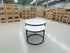 Stacy 2 PCE Coffee Table Set Sintered Stone Top Black Frame