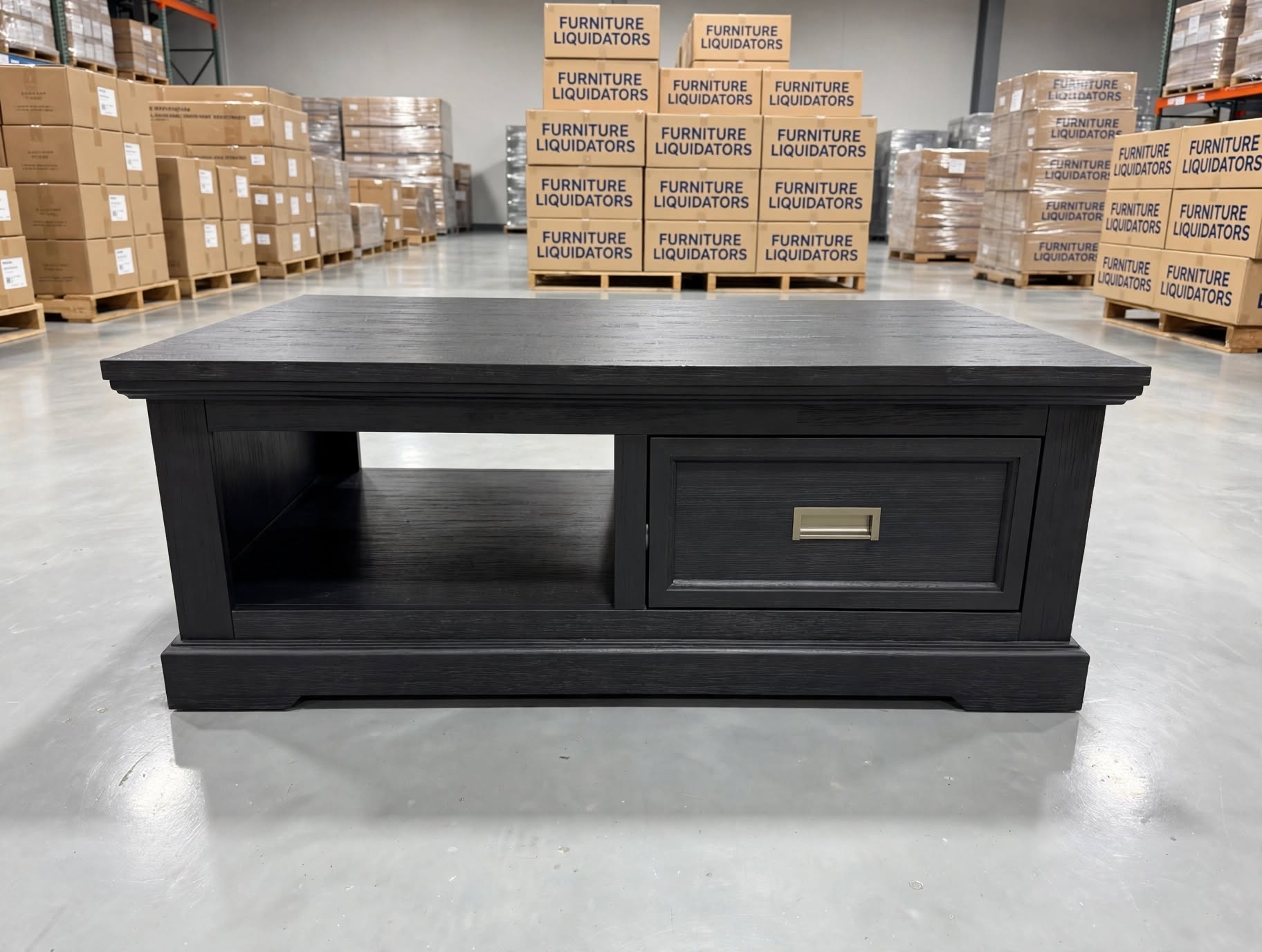 Dark Night Coffee Table In Black