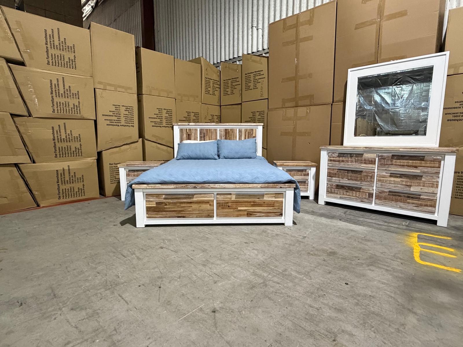 Springbrook Bedroom Range 4 Piece Queen Bedroom Dresser Suite