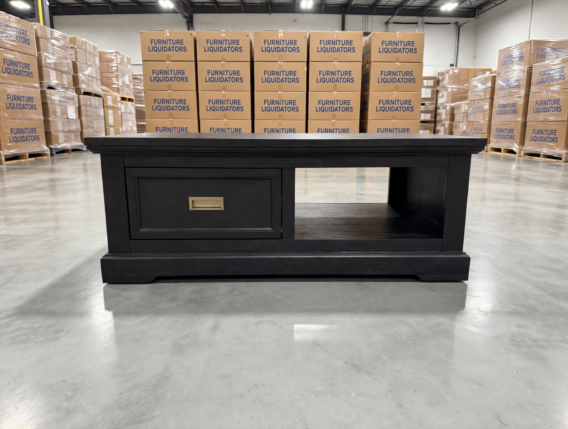 Dark Night Coffee Table In Black