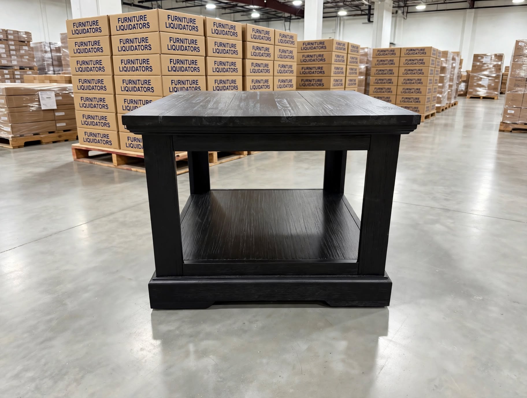 Dark Night Lamp Table Black