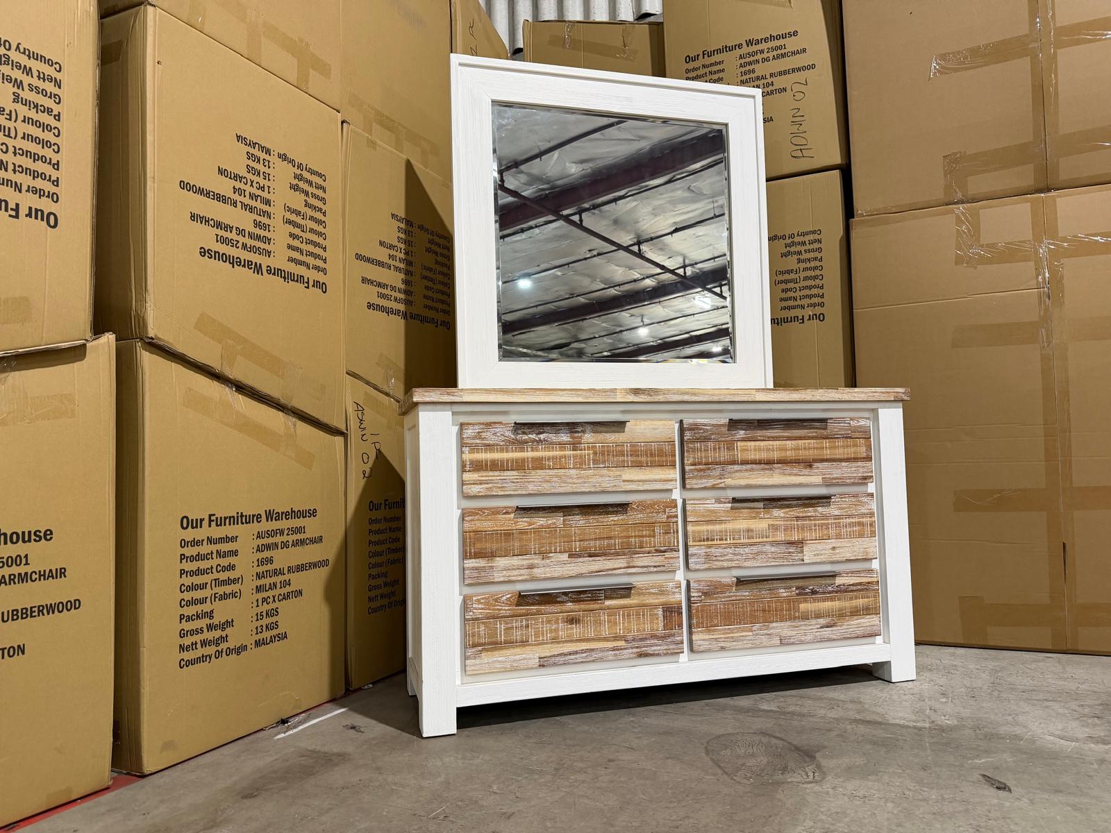 Springbrook Bedroom Range 4 Piece Queen Bedroom Dresser Suite