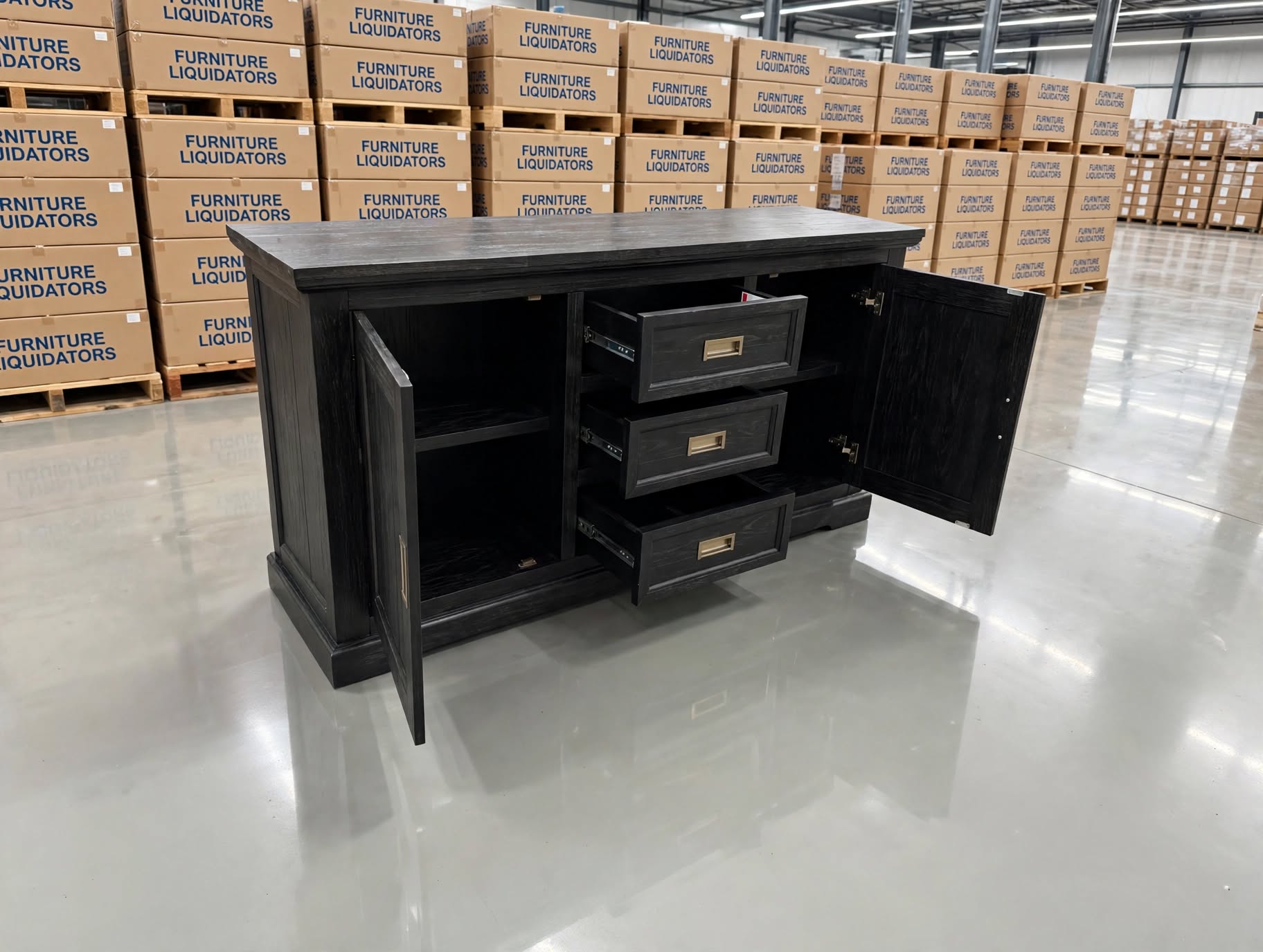 Dark Night Buffet In Black