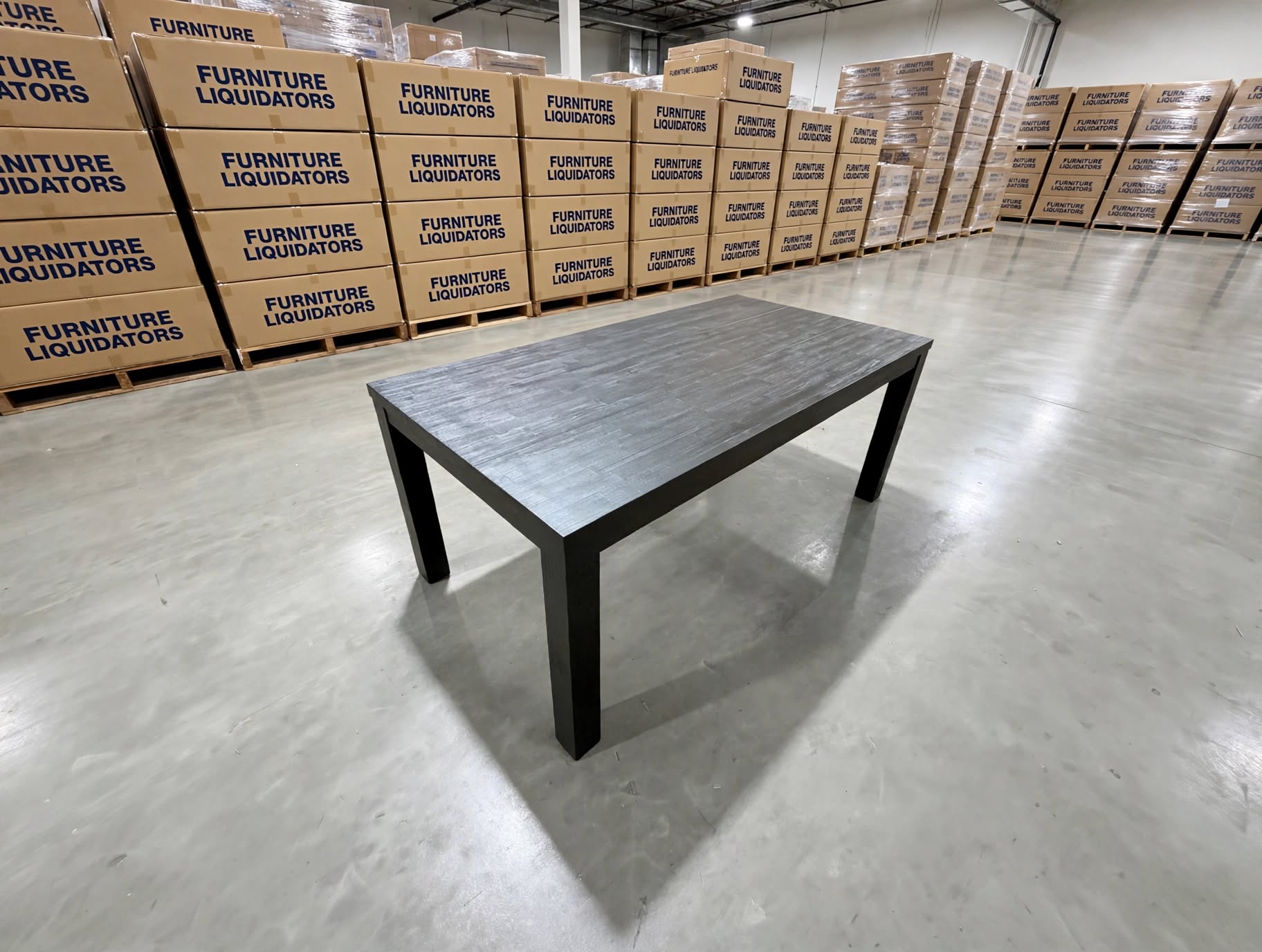 Dark Night 1900 Dining Table In Black