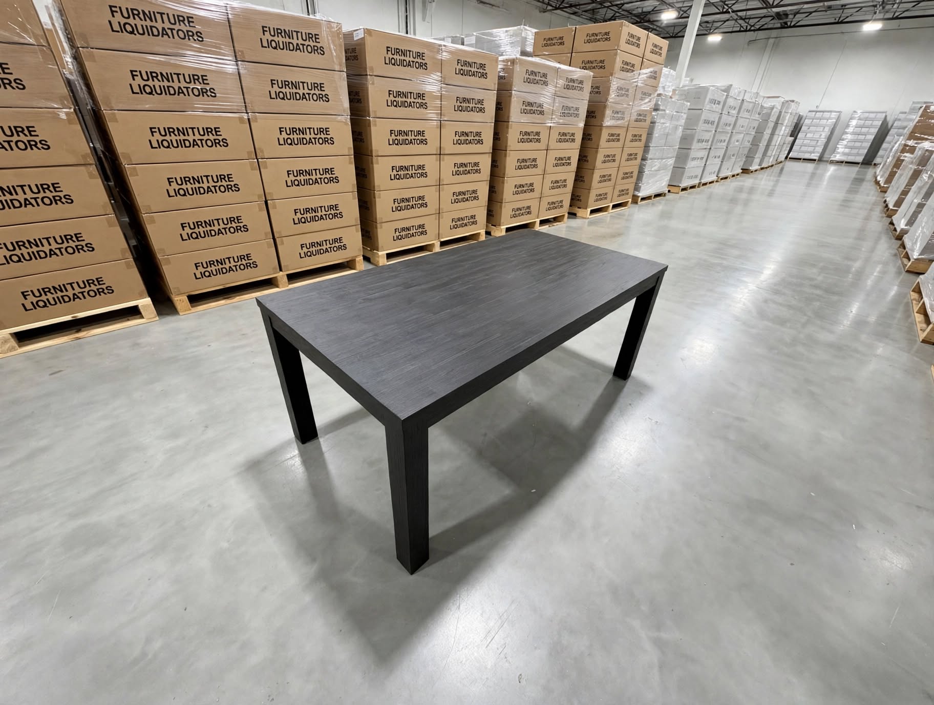 Dark Night 1900 Dining Table In Black