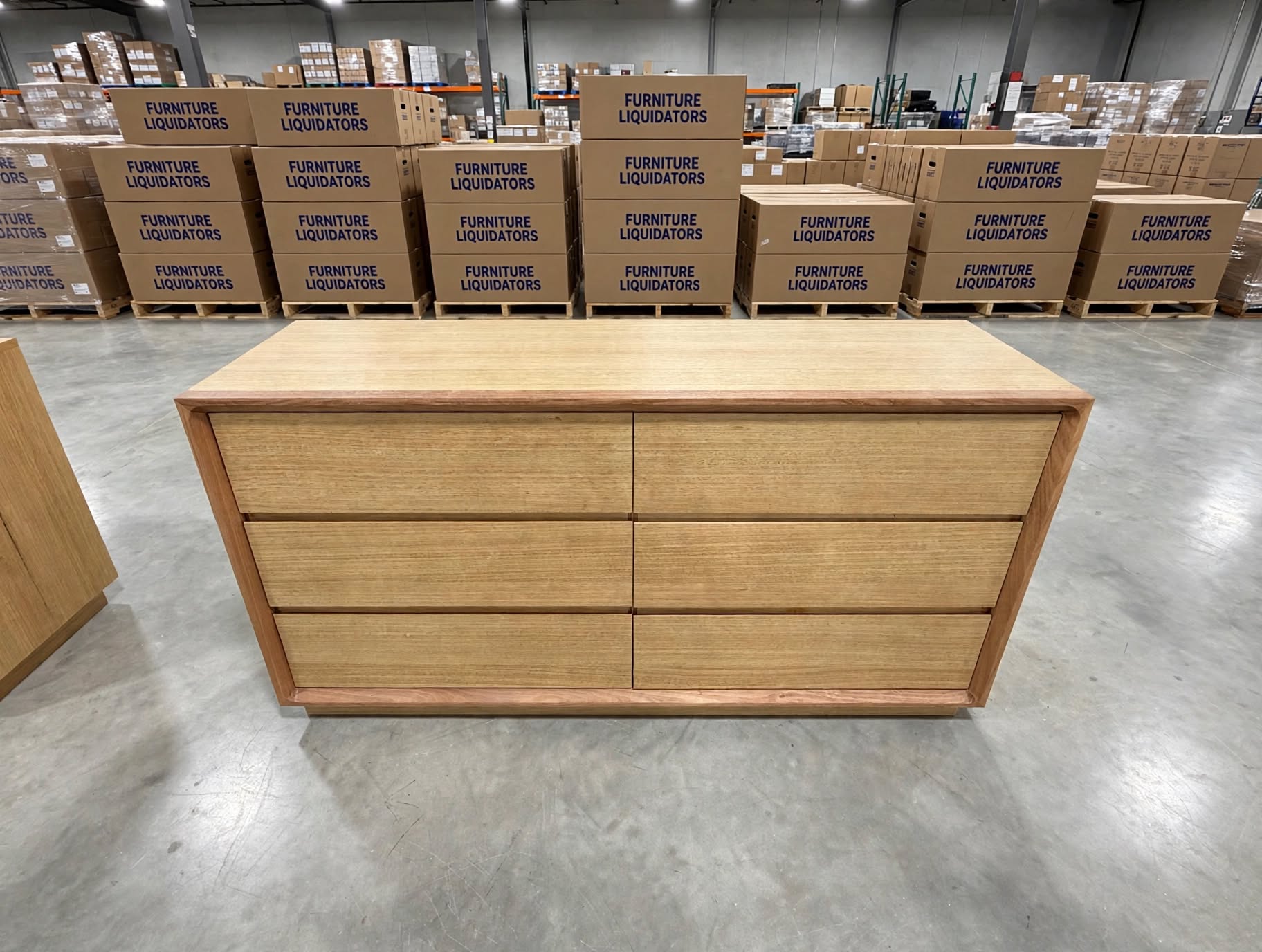 Nashville 6 Drawer Dresser In Tassie Oak