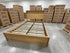 Nashville King Size Bed With Gas Lift Storage In Tassie Oak