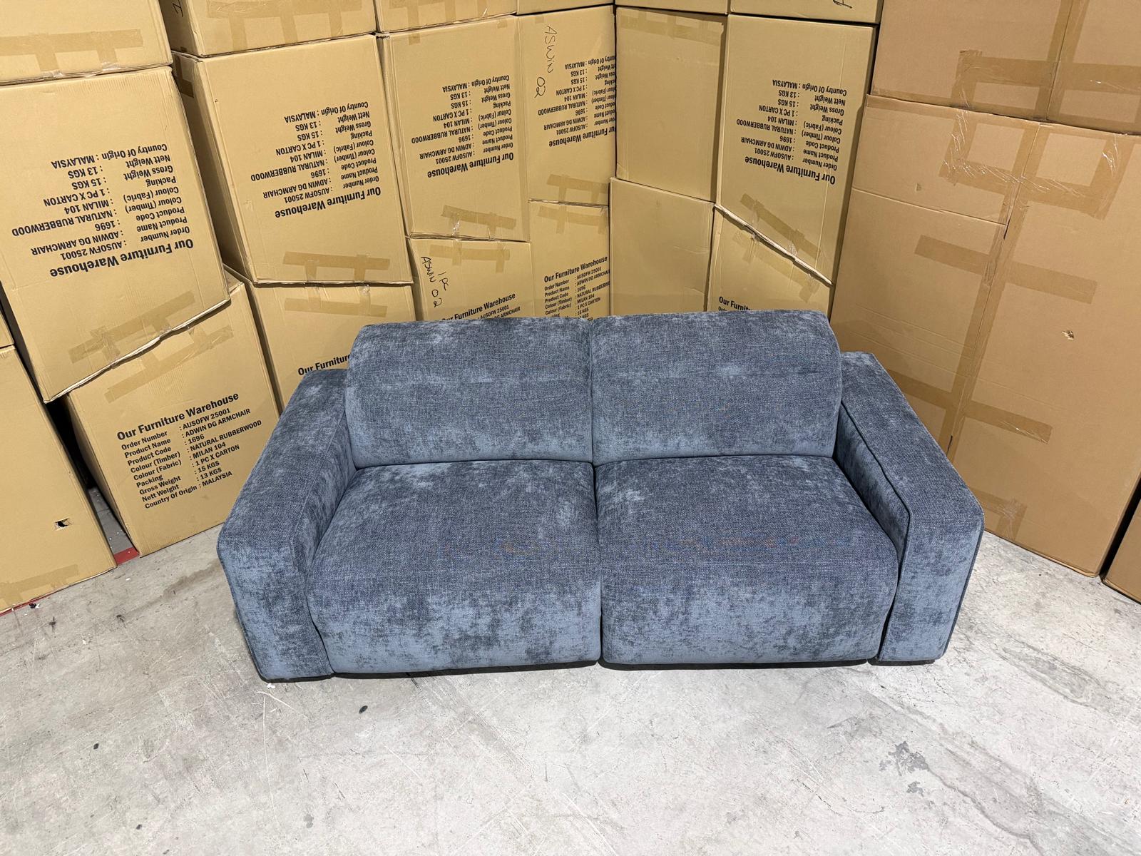 Watford 3 + 2 Electric Recliners in Dark Grey