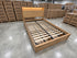 Nashville King Size Bed With Gas Lift Storage In Tassie Oak