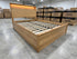 Nashville King Size Bed With Gas Lift Storage In Tassie Oak