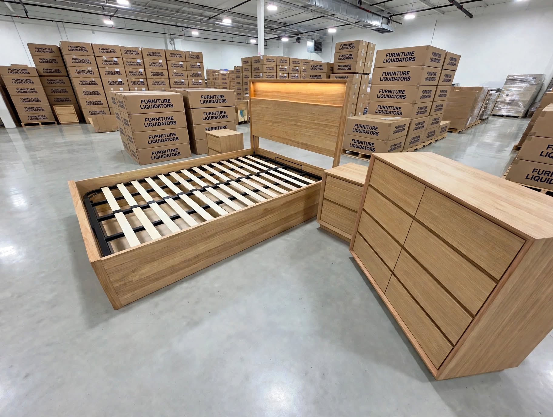 Nashville 4 PCE Queen Dresser Package