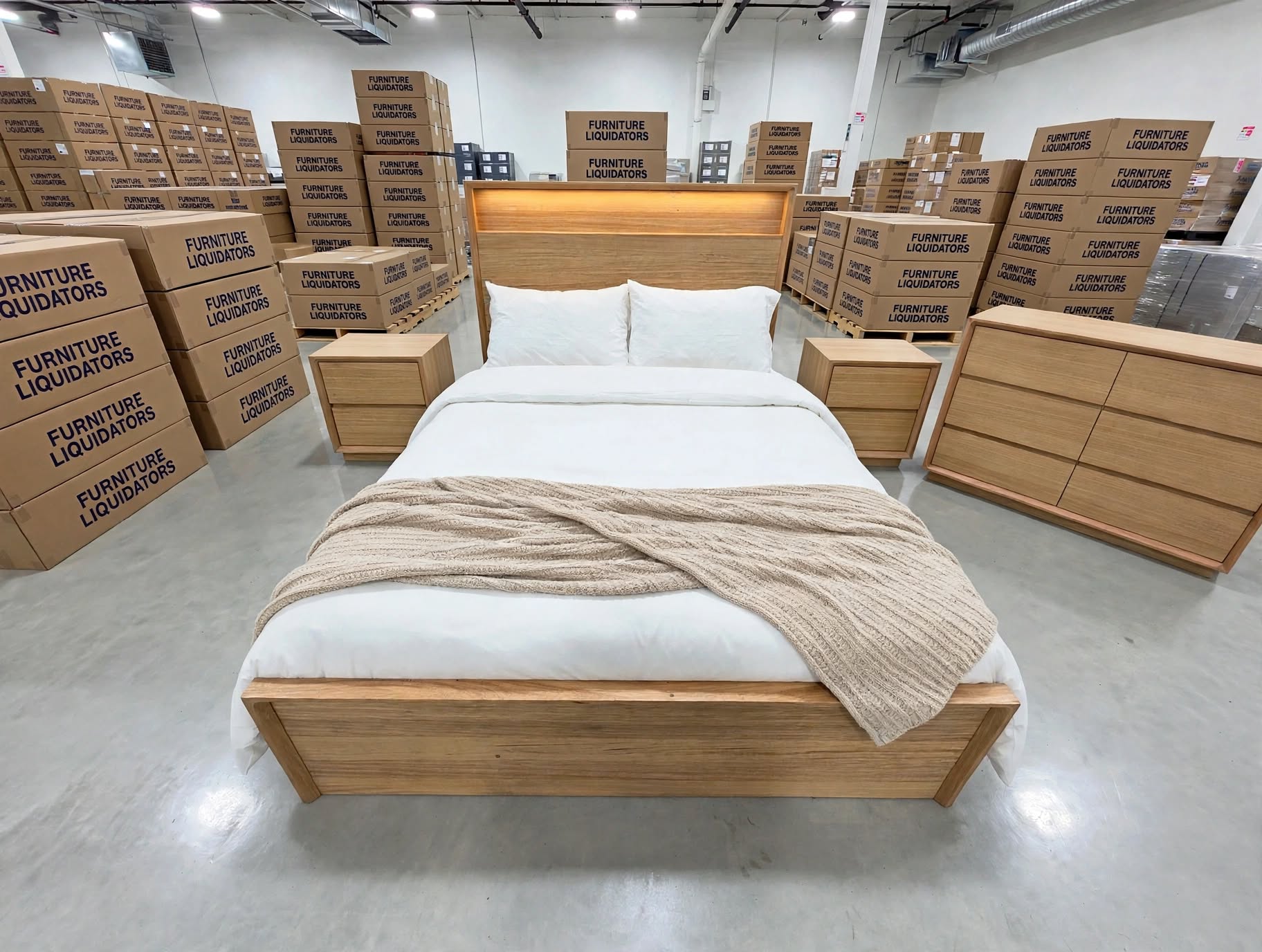 Nashville 4 PCE Queen Dresser Package