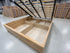 Nashville King Size Bed With Gas Lift Storage In Tassie Oak