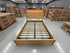Nashville King Size Bed With Gas Lift Storage In Tassie Oak