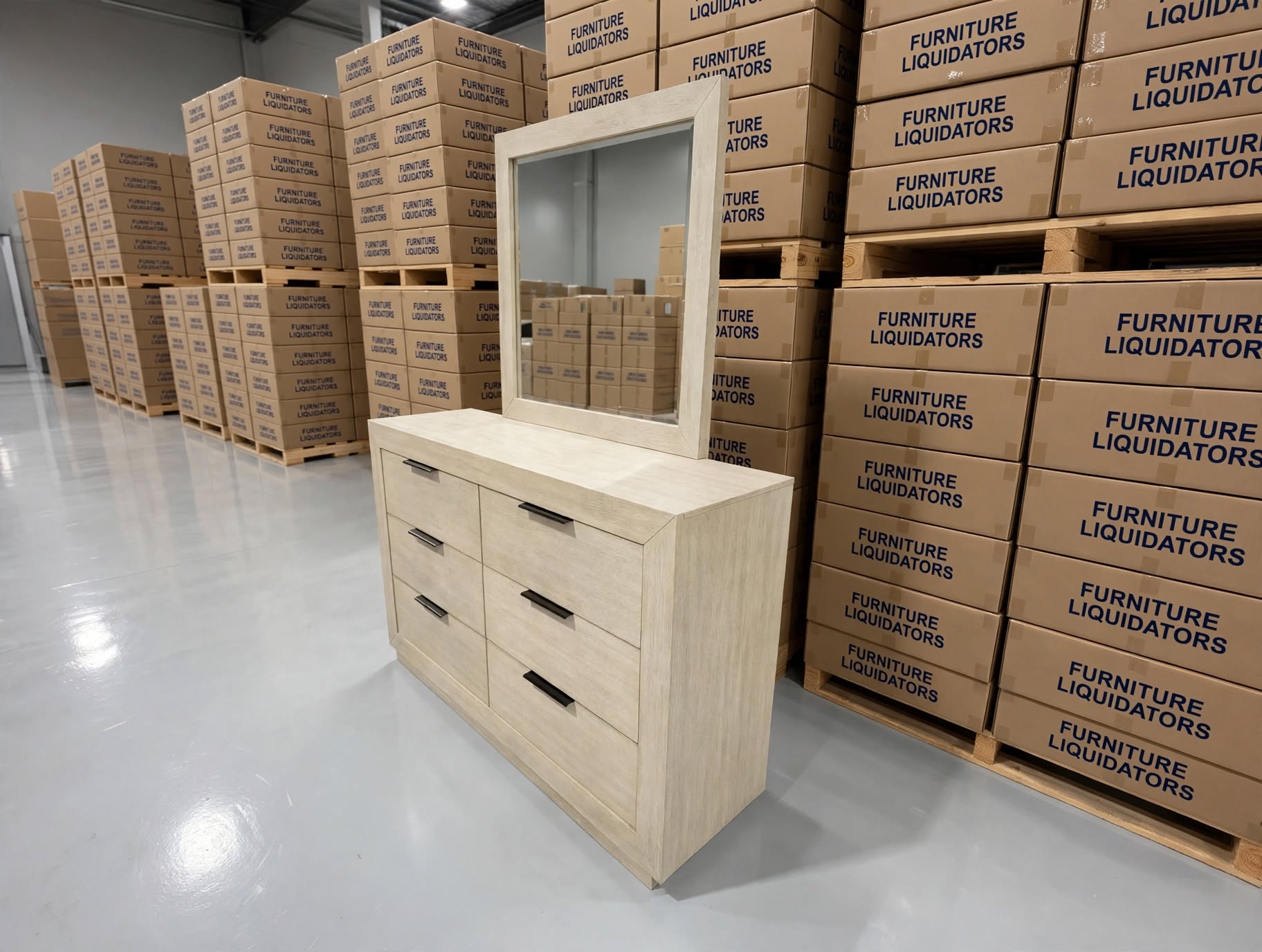Lennox Dressing Table Inc Mirror