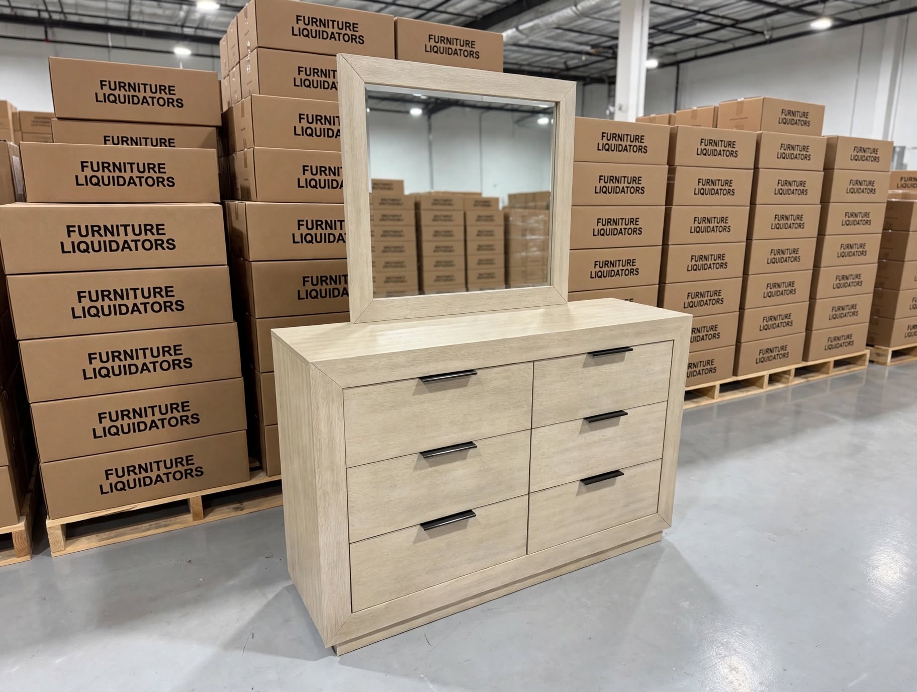 Lennox Dressing Table Inc Mirror