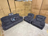 Pilot 3+1+1 Electric Recliners in Licroice