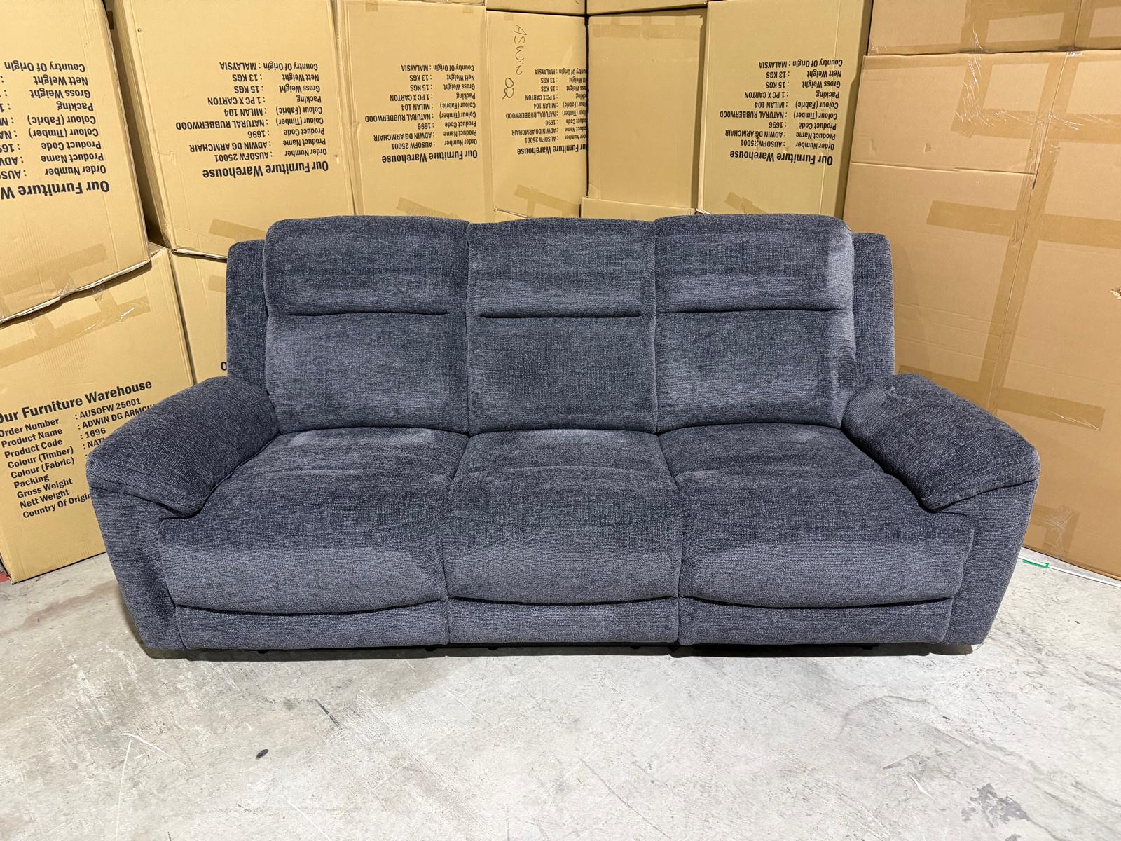 Pilot 3+2+1 Electric Recliners In Licorice