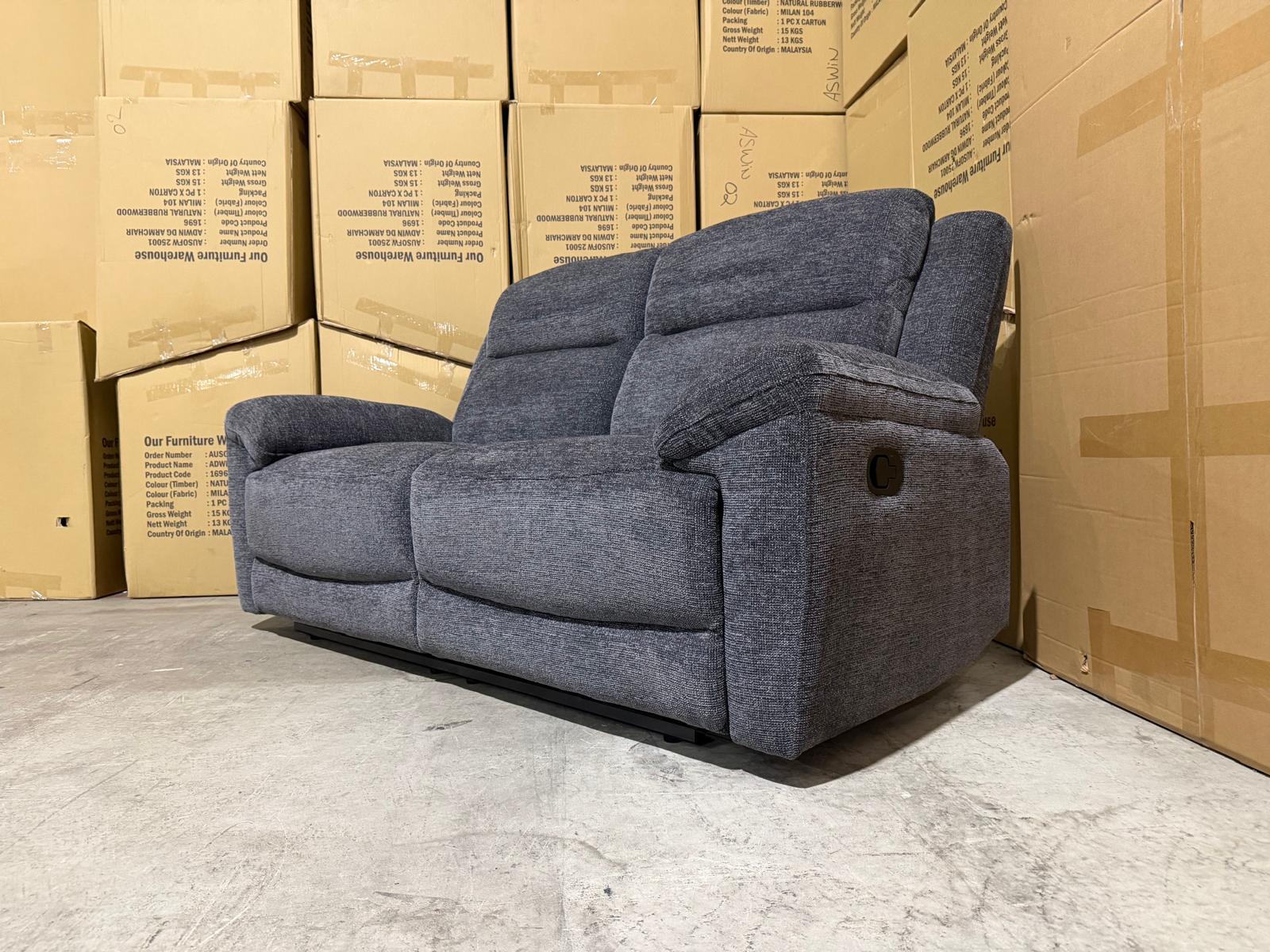 Pilot 3+1+1 Manual Recliners in Licorice