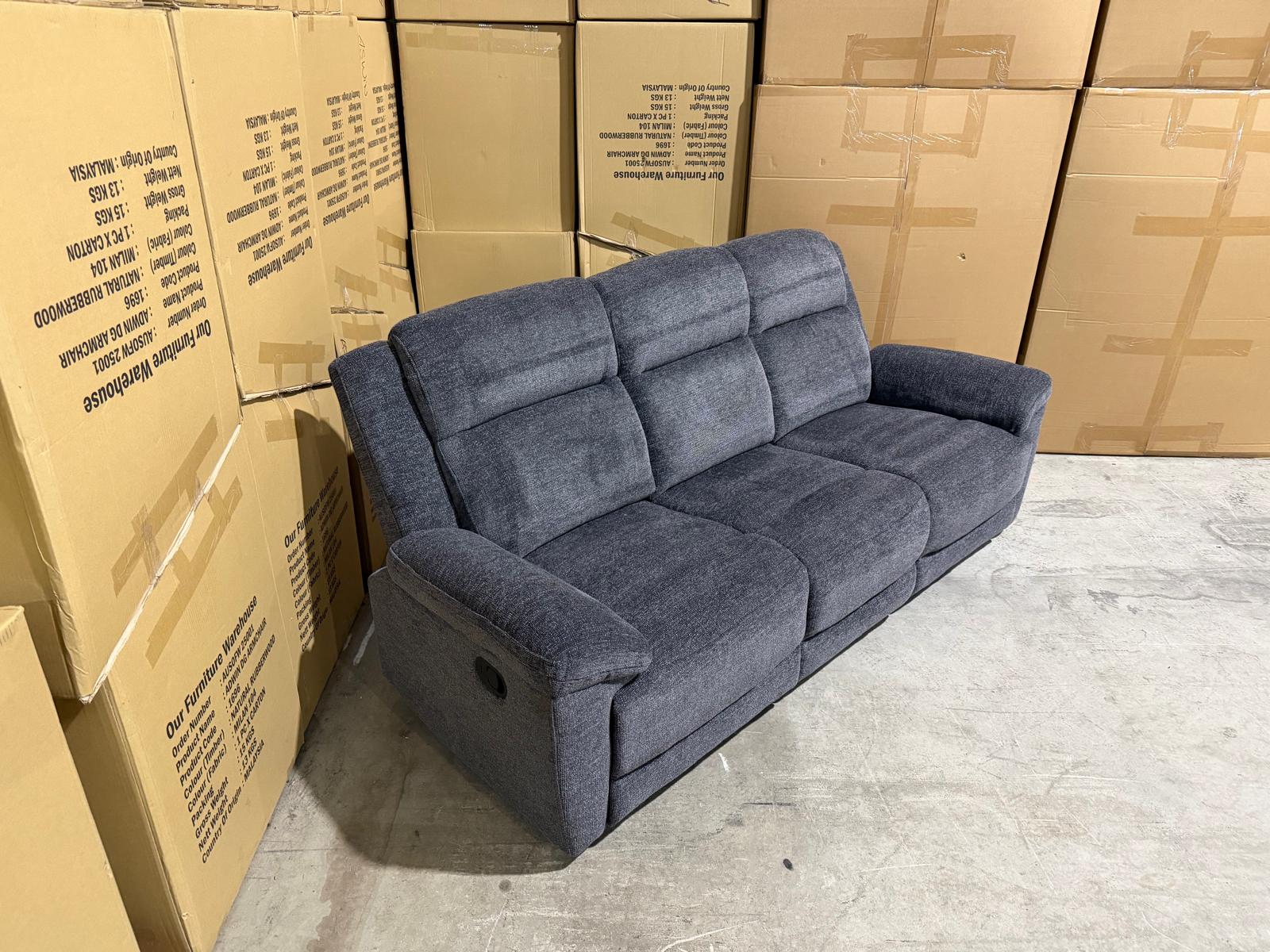 Pilot 3+2+1 Manual Recliners In Licorice