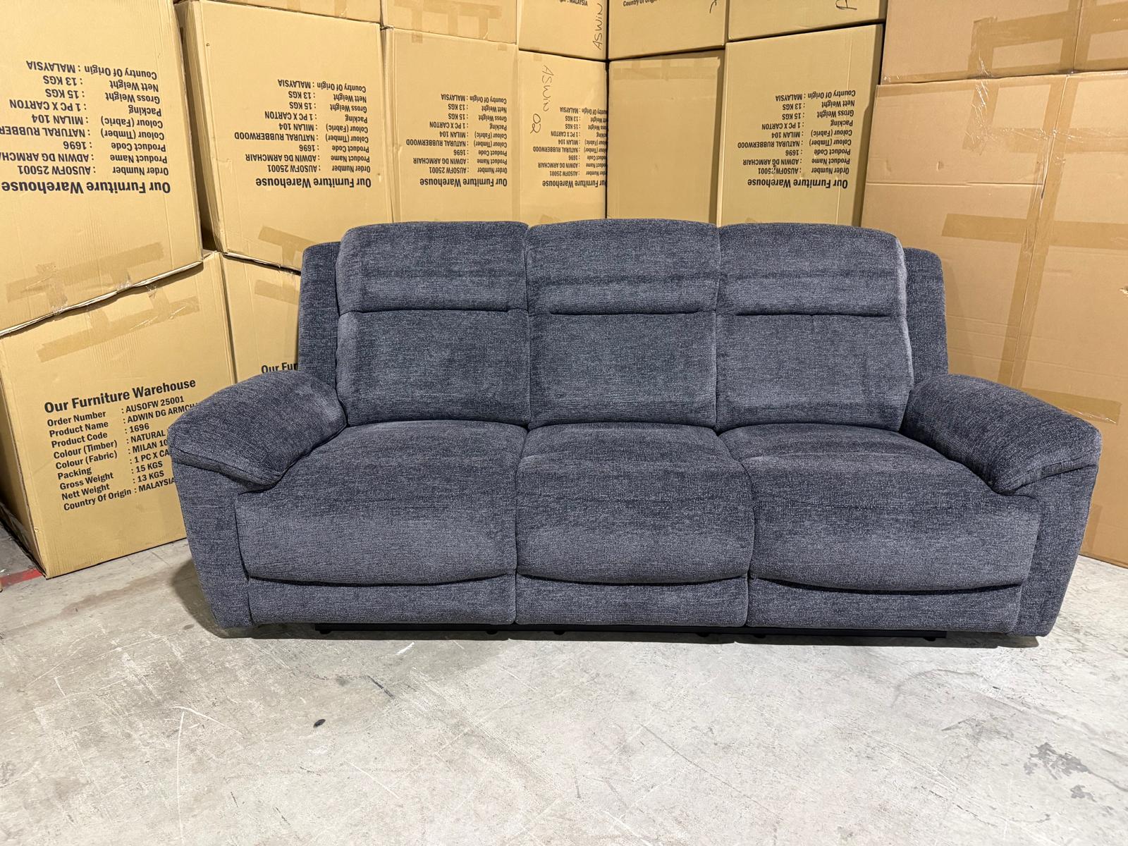 Pilot 3+1+1 Manual Recliners in Licorice