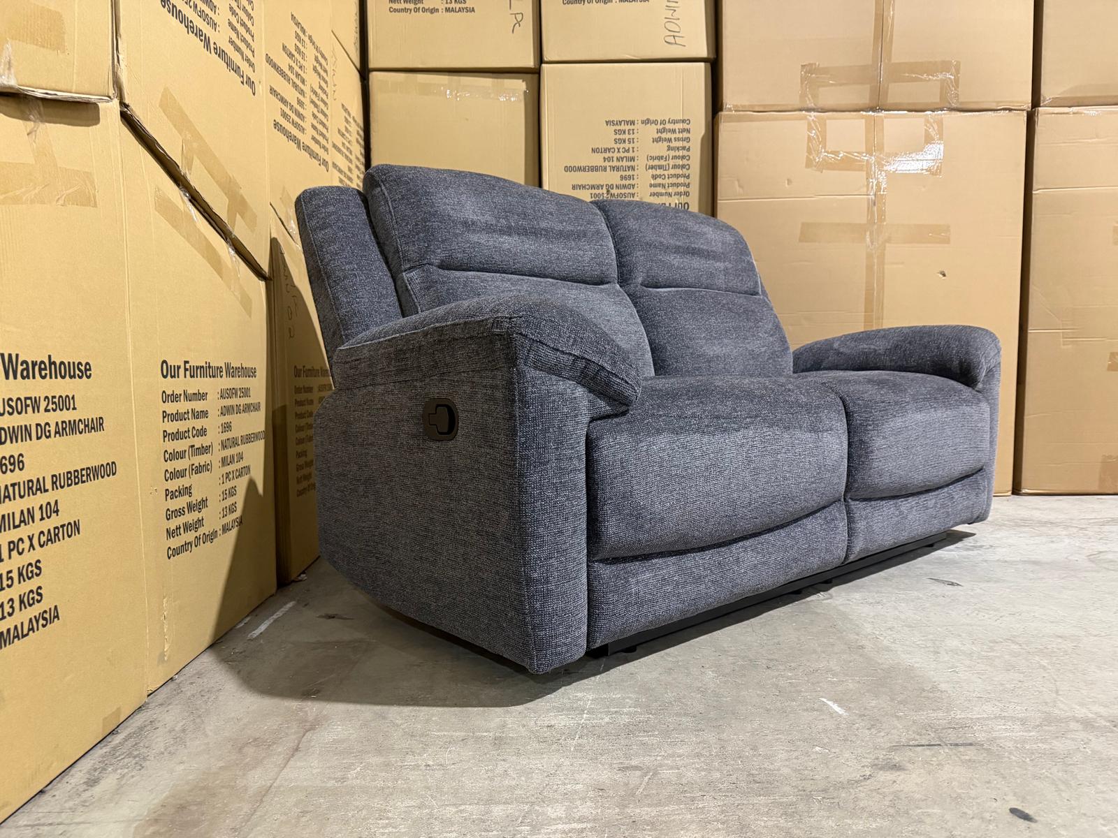 Pilot 3+2+1 Manual Recliners In Licorice