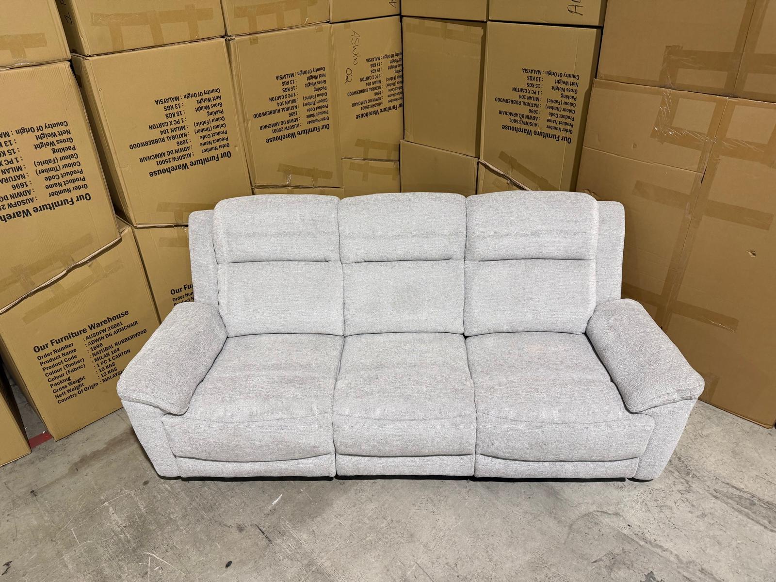 Pilot 3+1+1 Manual Recliners in Fifty Shade