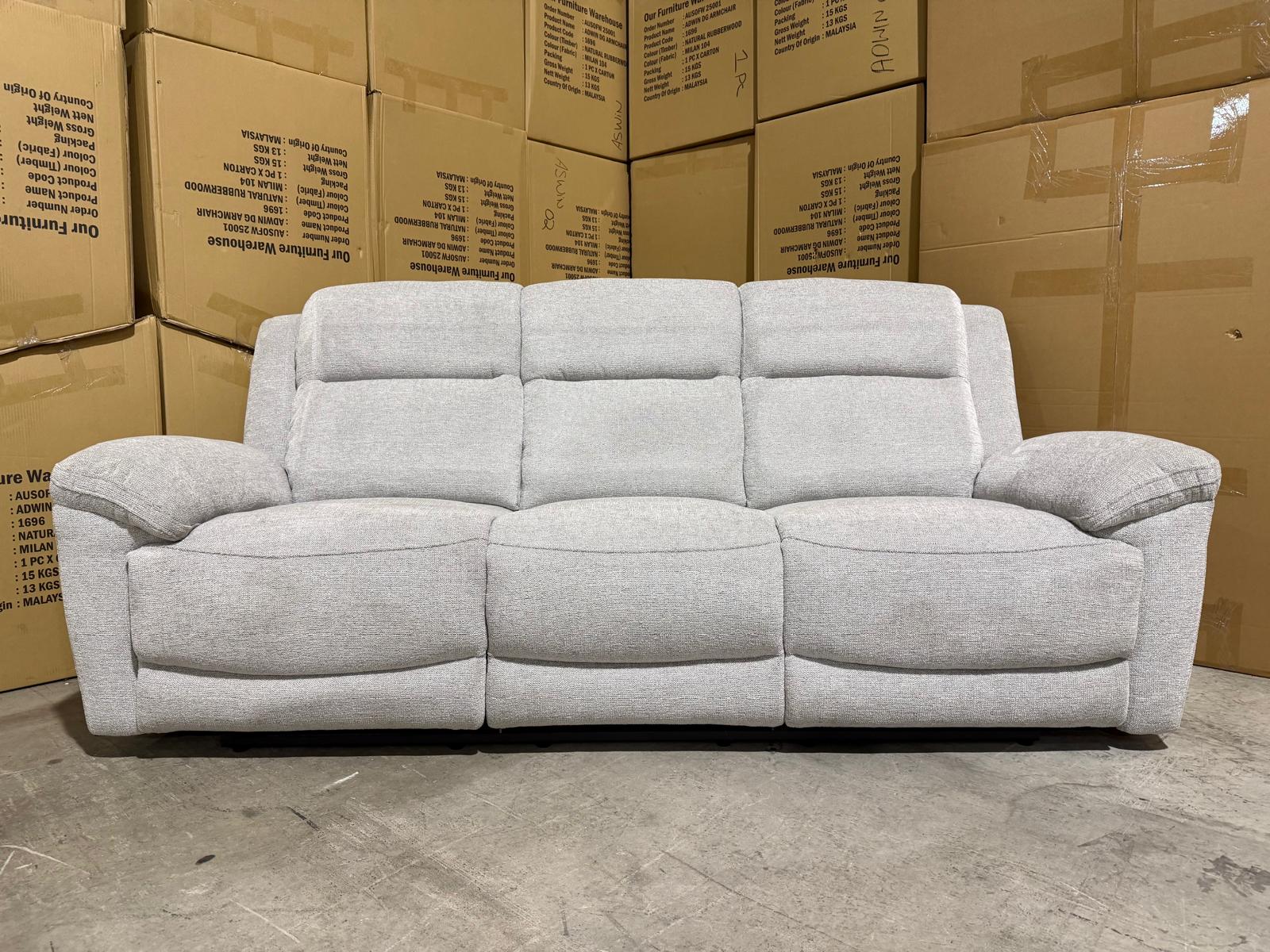 Pilot 3+1+1 Manual Recliners in Fifty Shade