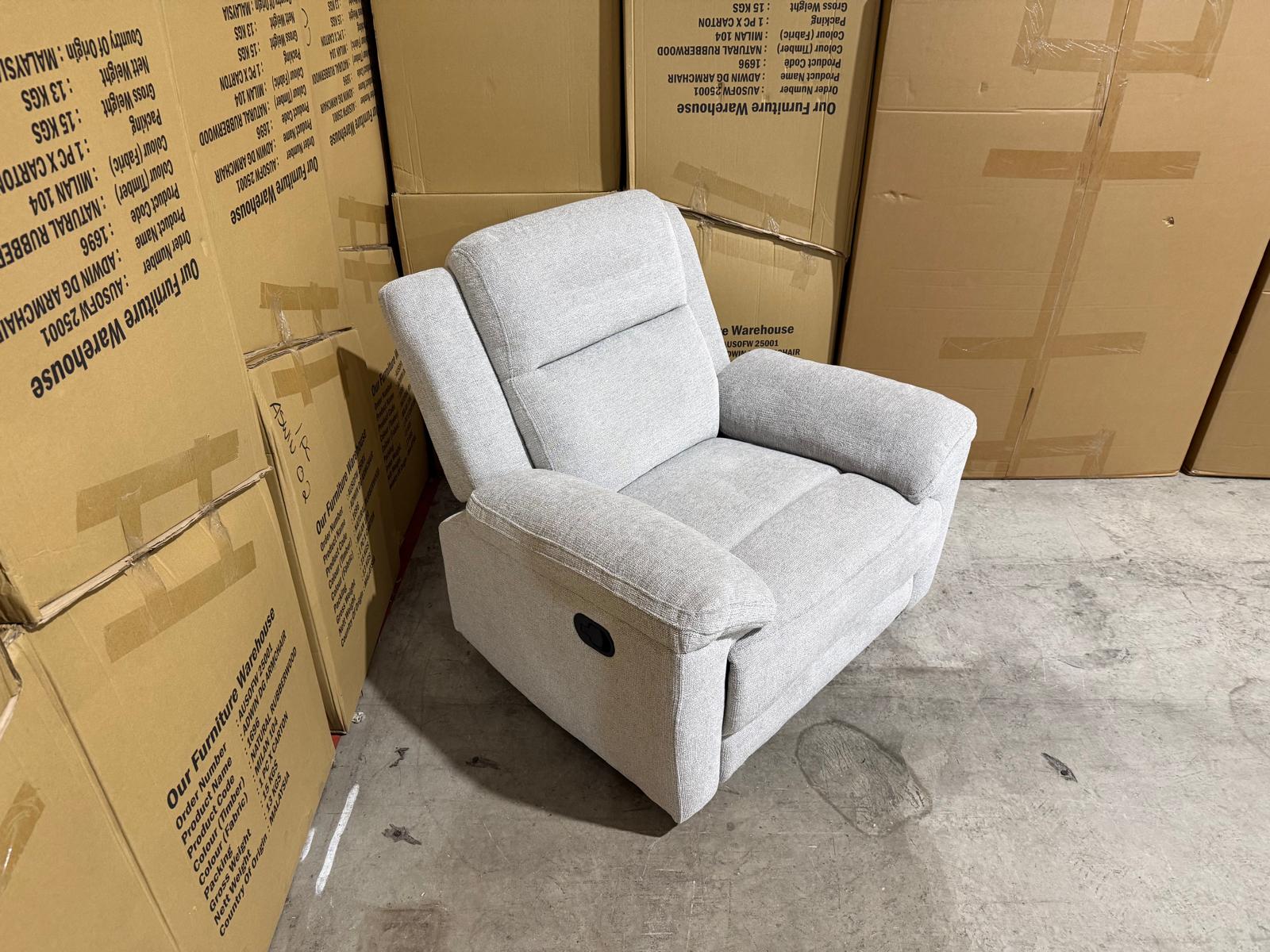 Pilot 3+2+1 Manual Recliners in Fifty Shades