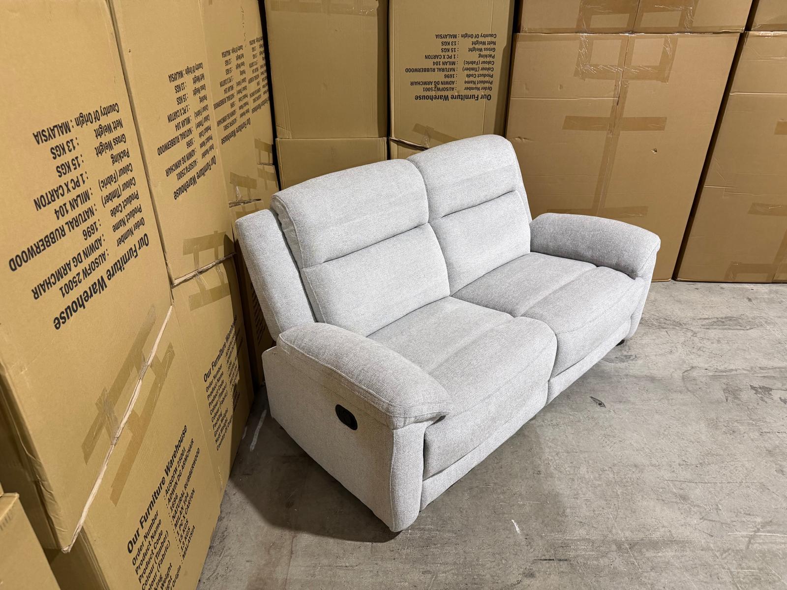 Pilot 2+1+1 Manual Recliners in Fifty Shades