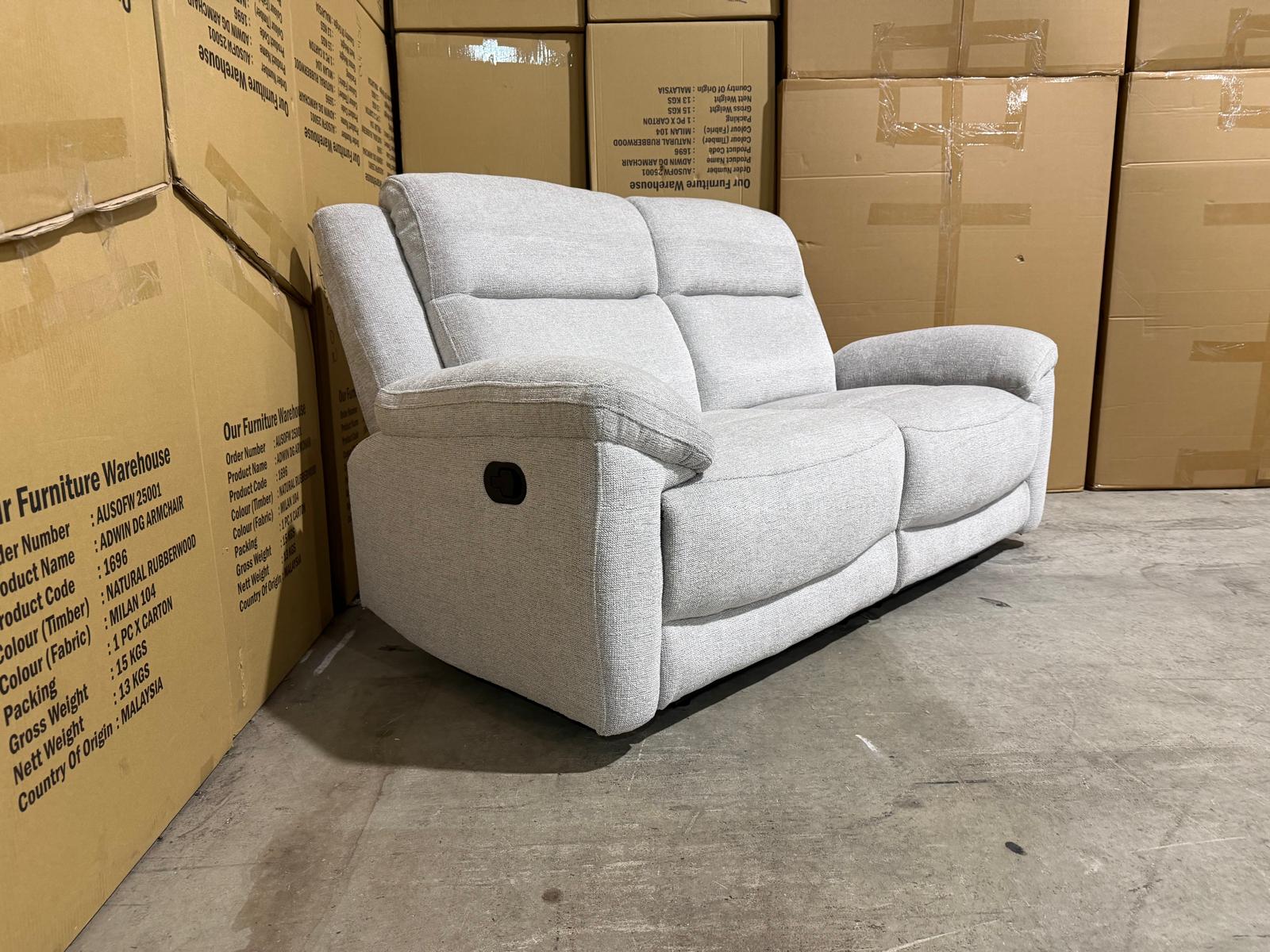 Pilot 2+1+1 Manual Recliners in Fifty Shades