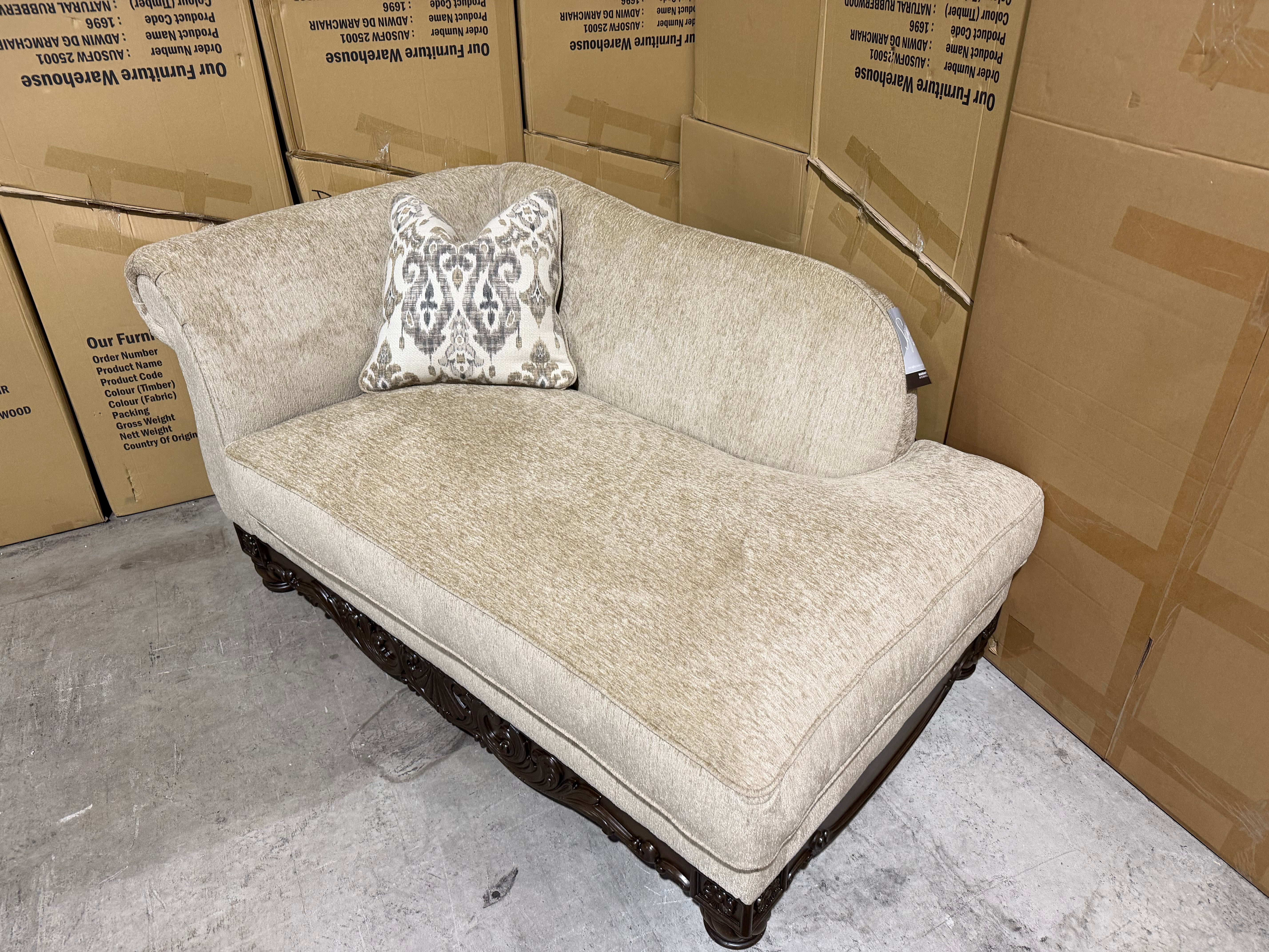 Stirling chaise Corner In Taupe