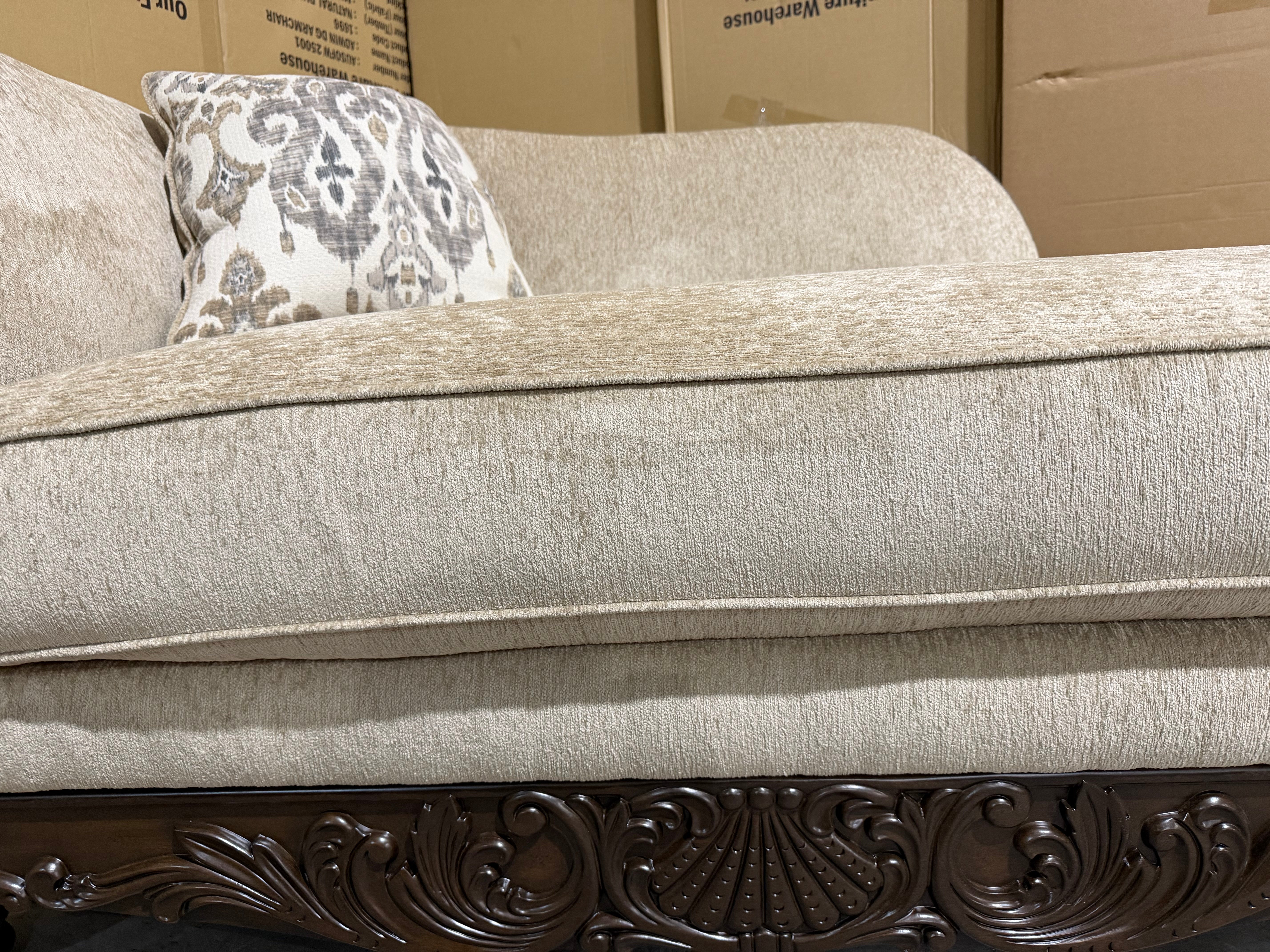 Stirling chaise Corner In Taupe