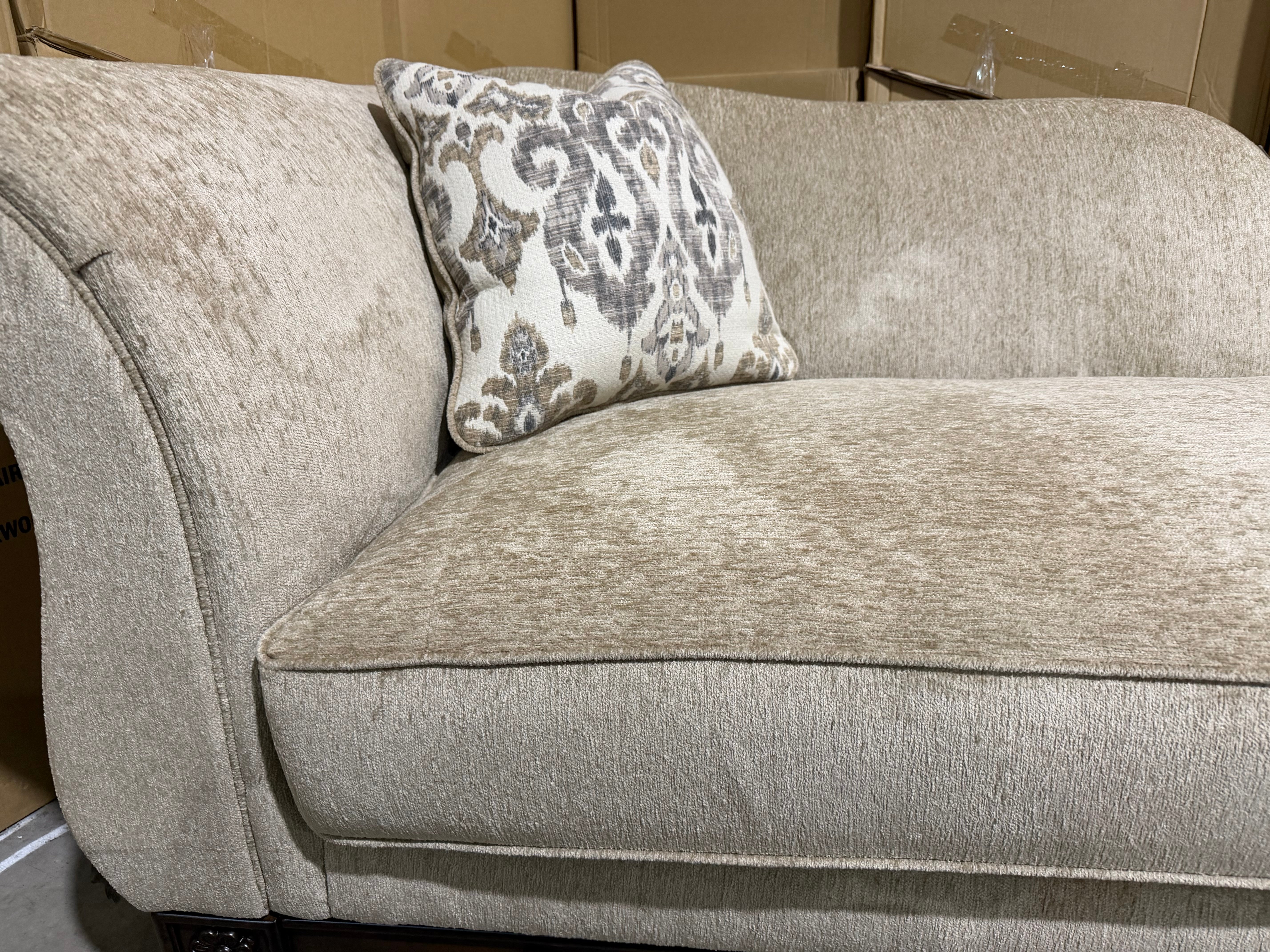 Stirling chaise Corner In Taupe