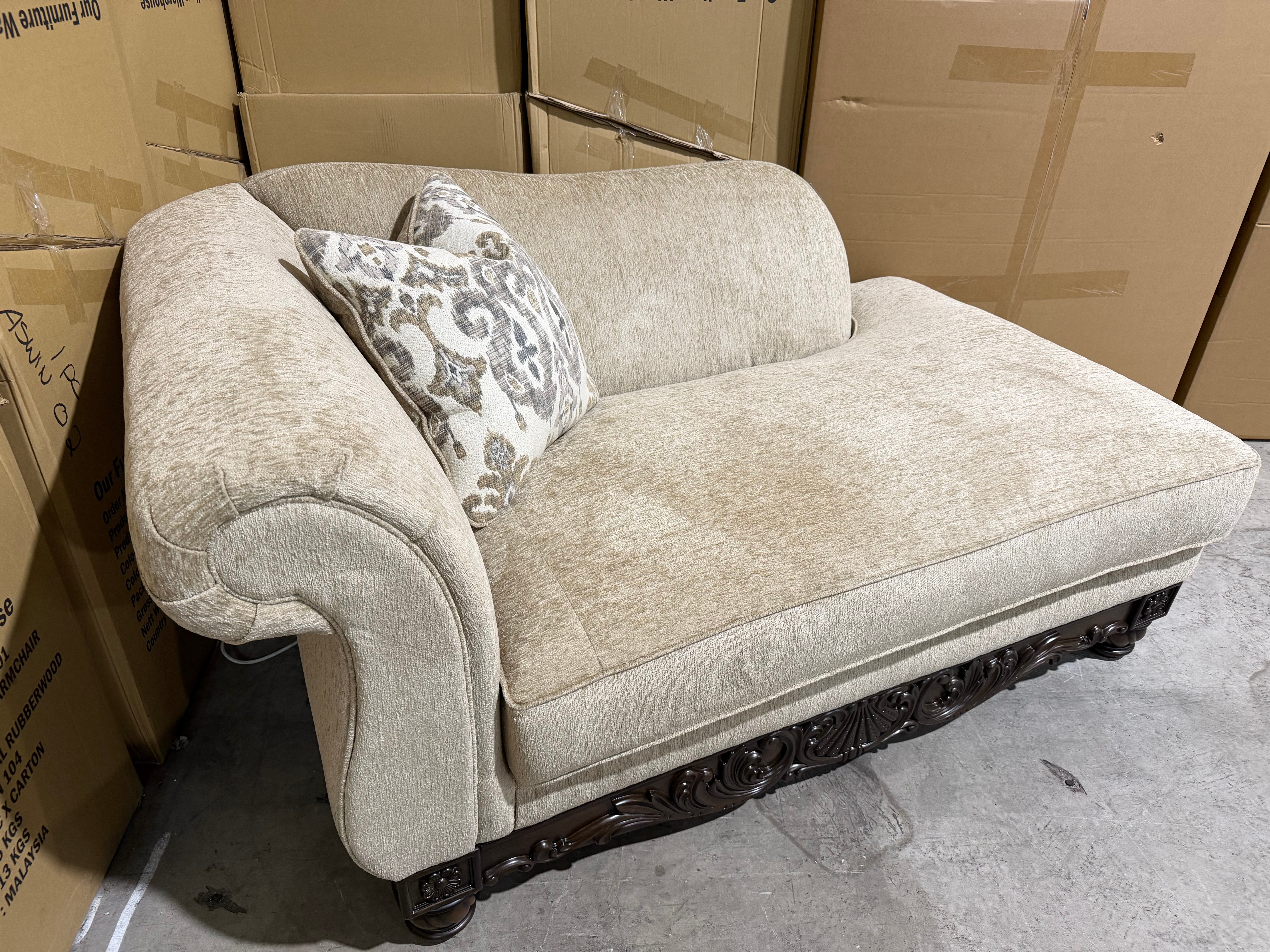 Stirling chaise Corner In Taupe