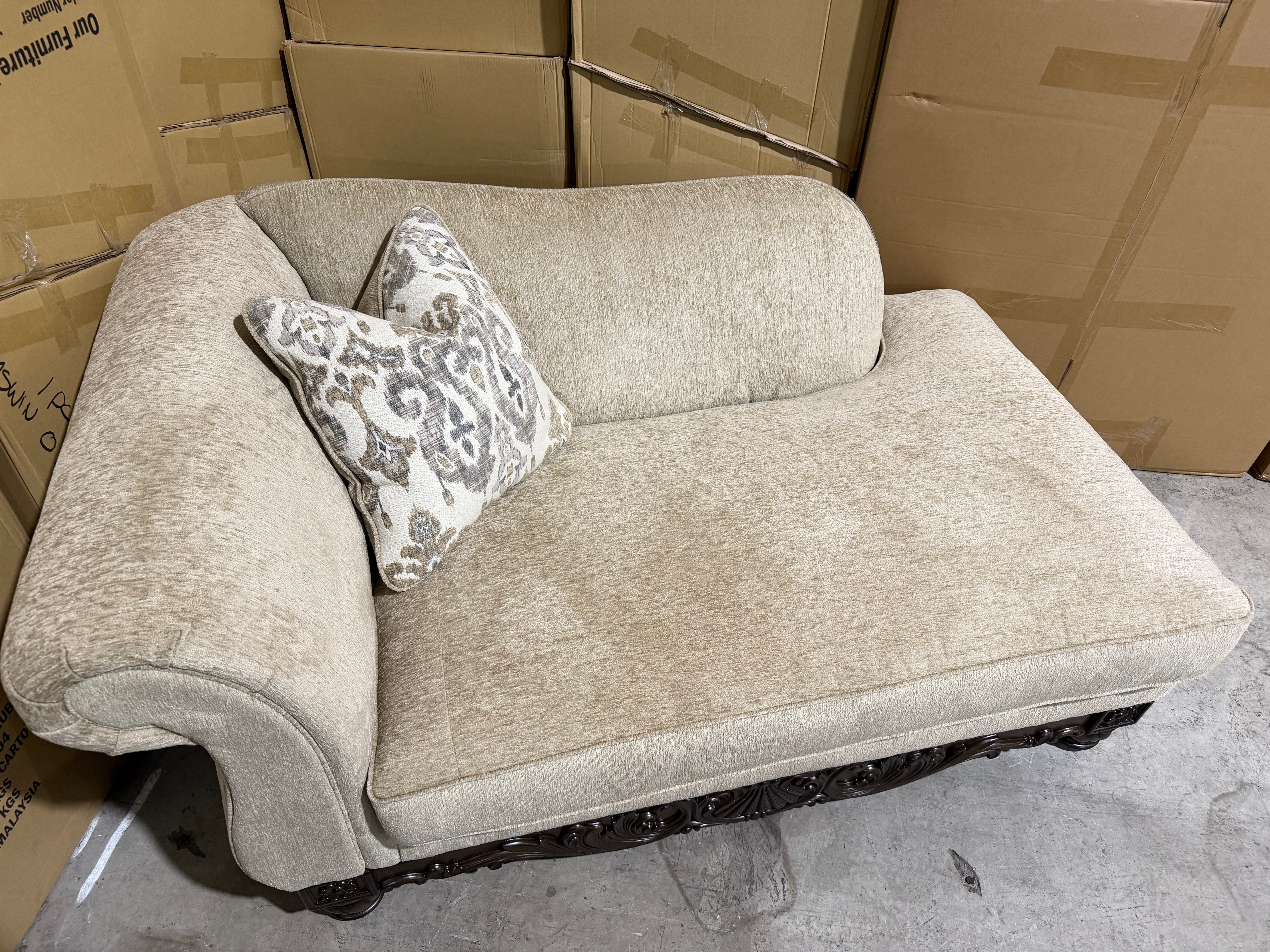 Stirling chaise Corner In Taupe